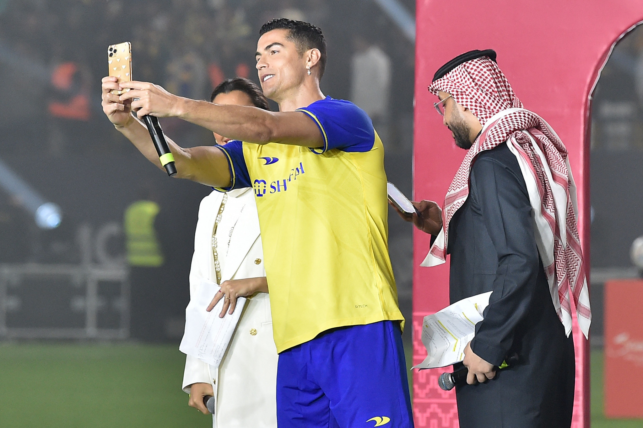 Cristiano Ronaldo is preparing to make his debut for his new club Al Nasr after his mega-money move to Saudi Arabia ©Getty Images