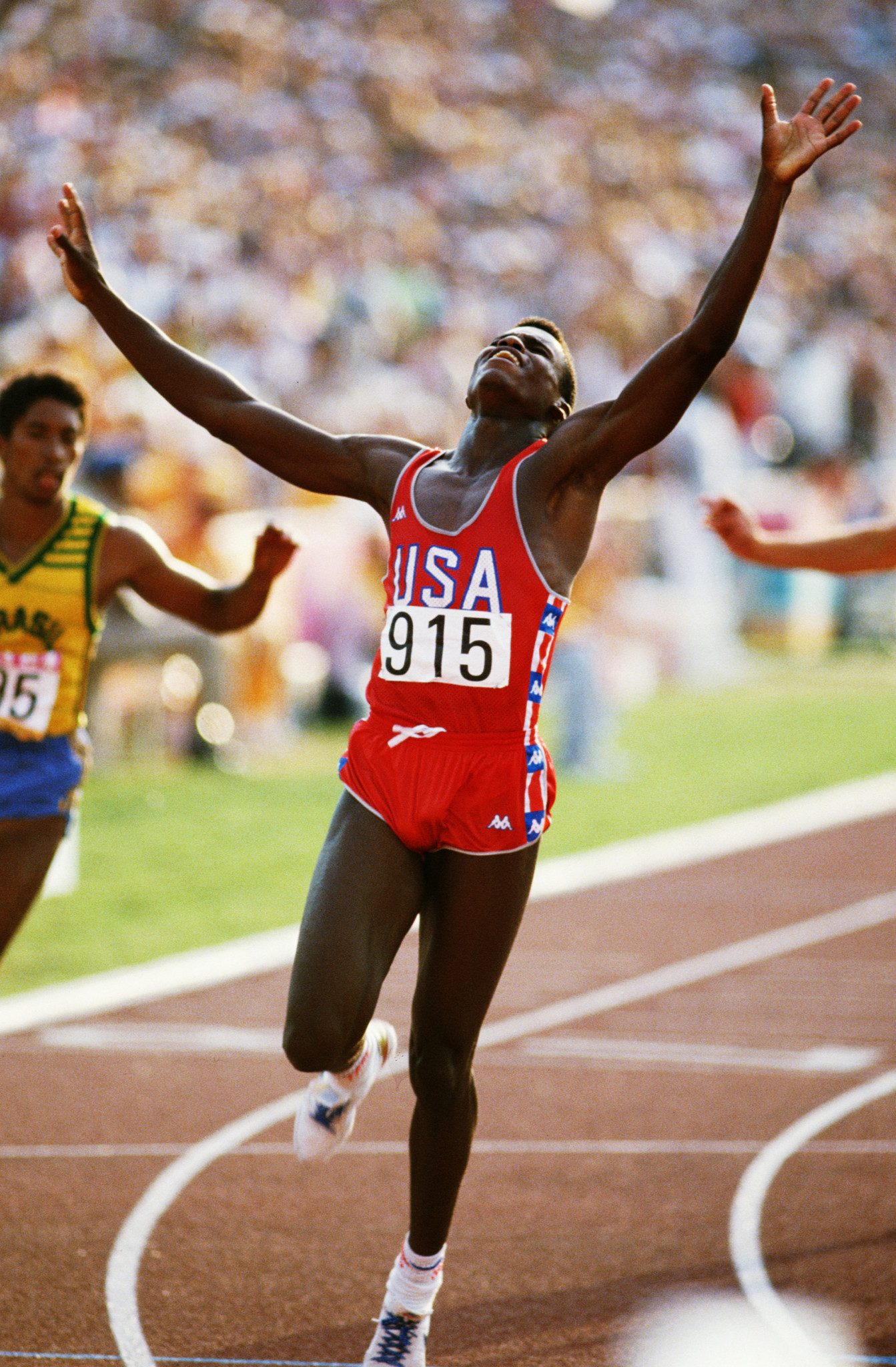 Carl Lewis won four Olympic gold medals at Los Angeles 1984, one of the most historic feats in the history of the sport ©Getty Images