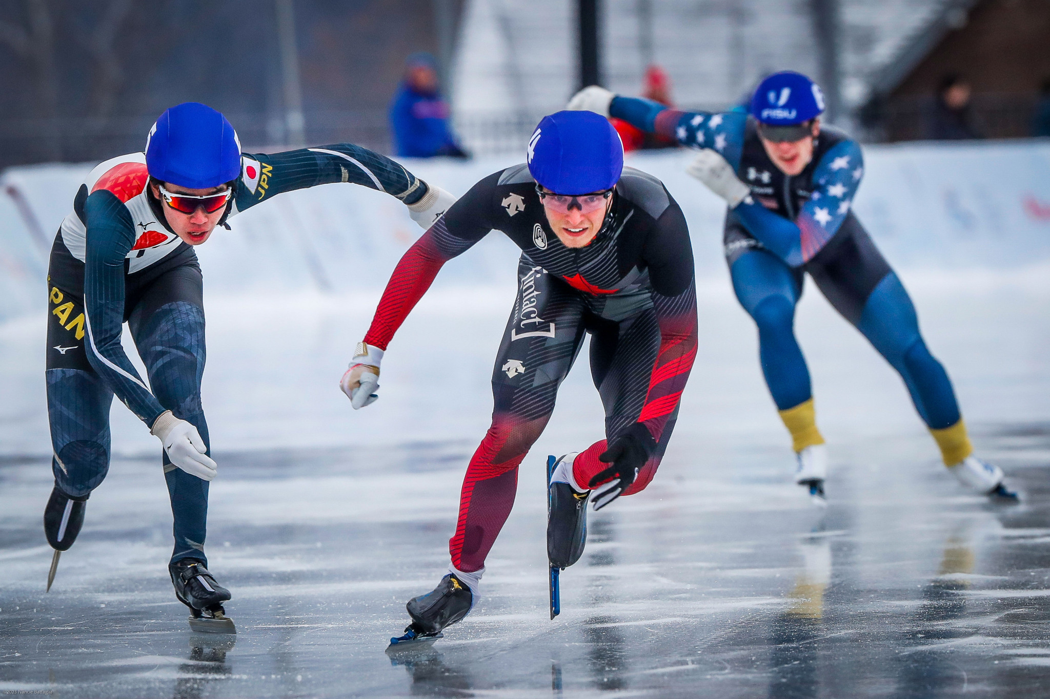 South Korea won by a distance with a time of 3:10.84 to beat Japan and Spain in the first day of short track at Lake Placid 2023 ©FISU