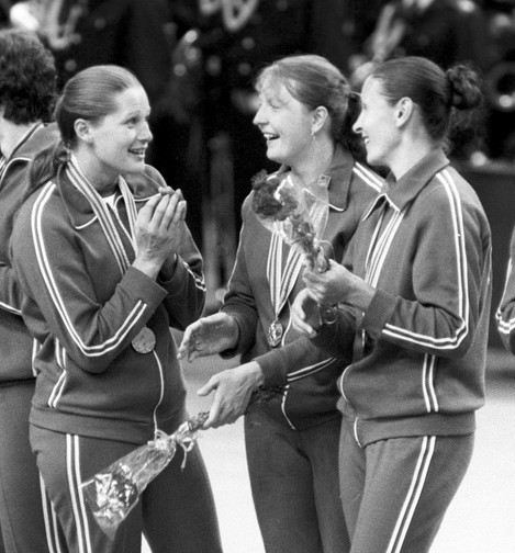Valentina Lutaeva was the goalkeeper in the Soviet Union team that won the Olympic handball gold medals at Moscow 1980 ©Facebook