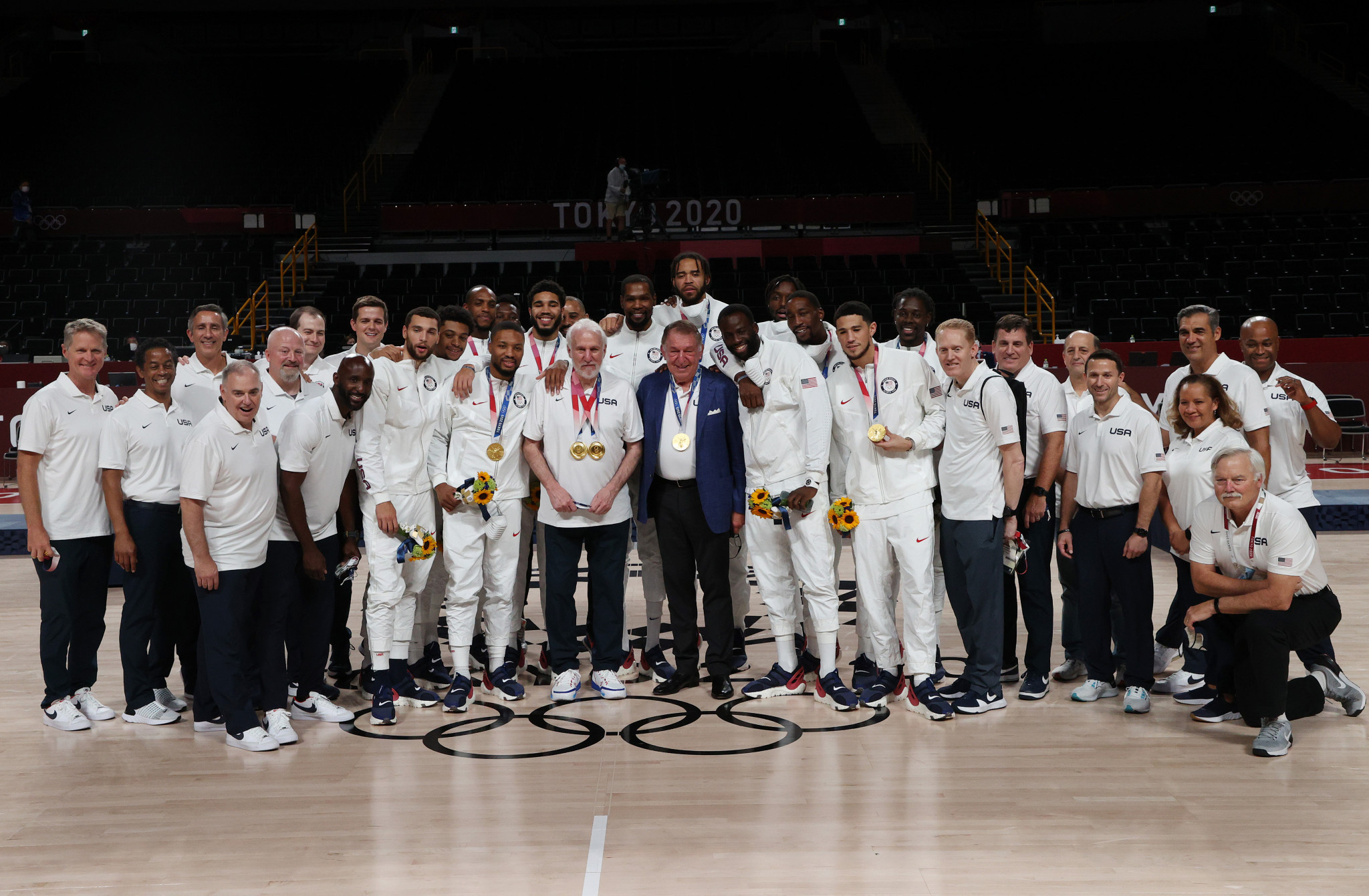 The US won their fourth consecutive men's basketball Olympic gold at Tokyo 2020, continuing their domination of the sport ©Getty Images