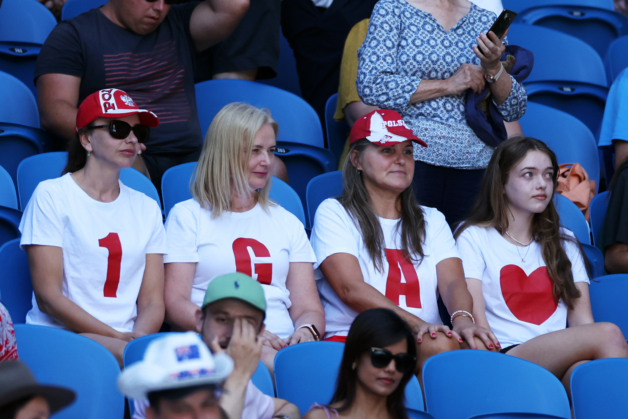 Fans of Poland's world number one Iga Świątek watched her drop just one game in her third-round victory over Spain's Cristina Bucșa ©Getty Images