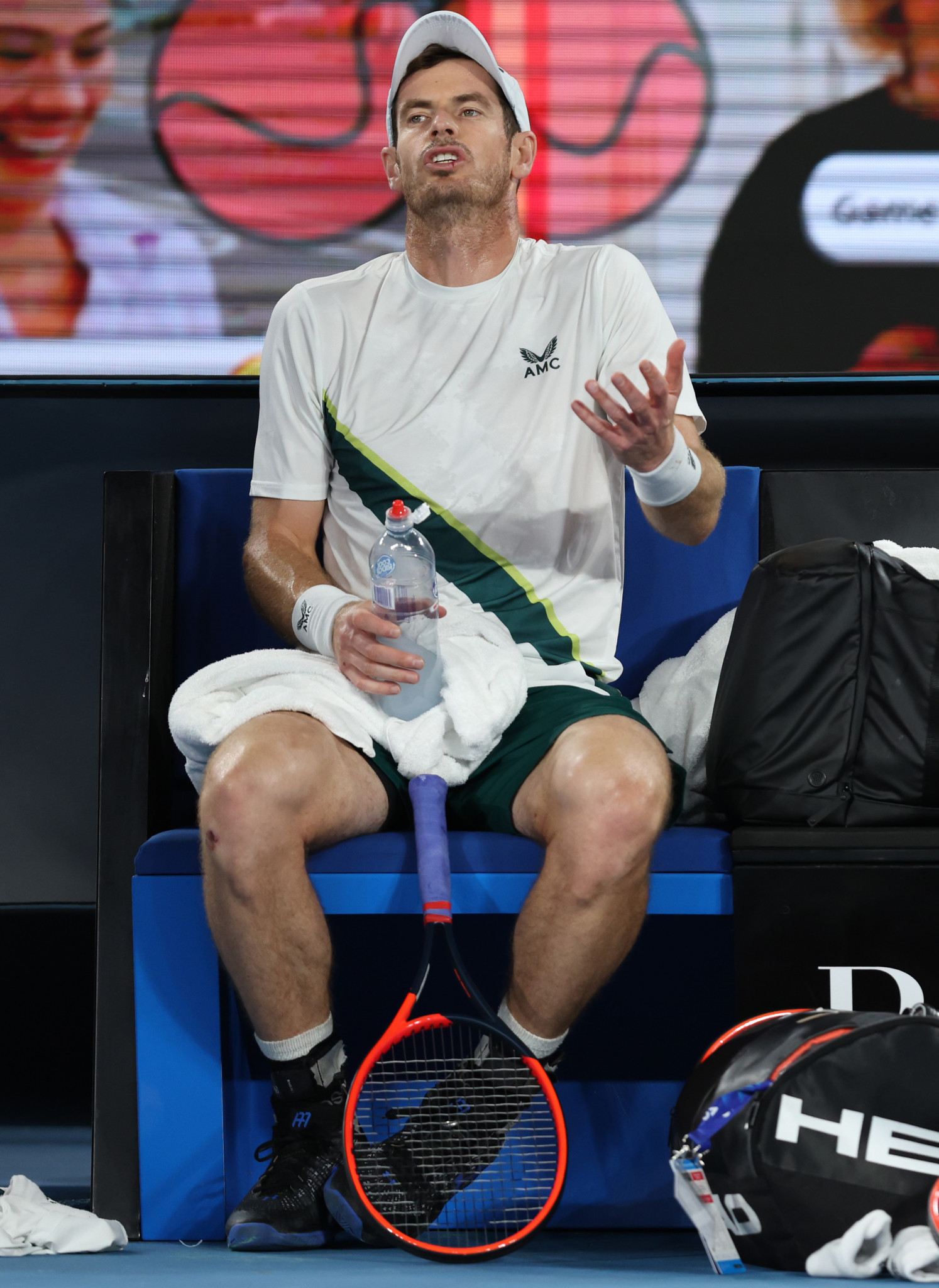 Britain's Sir Andy Murray said he didn't know who the late finish in his Australian Open match was beneficial for ©Getty Images