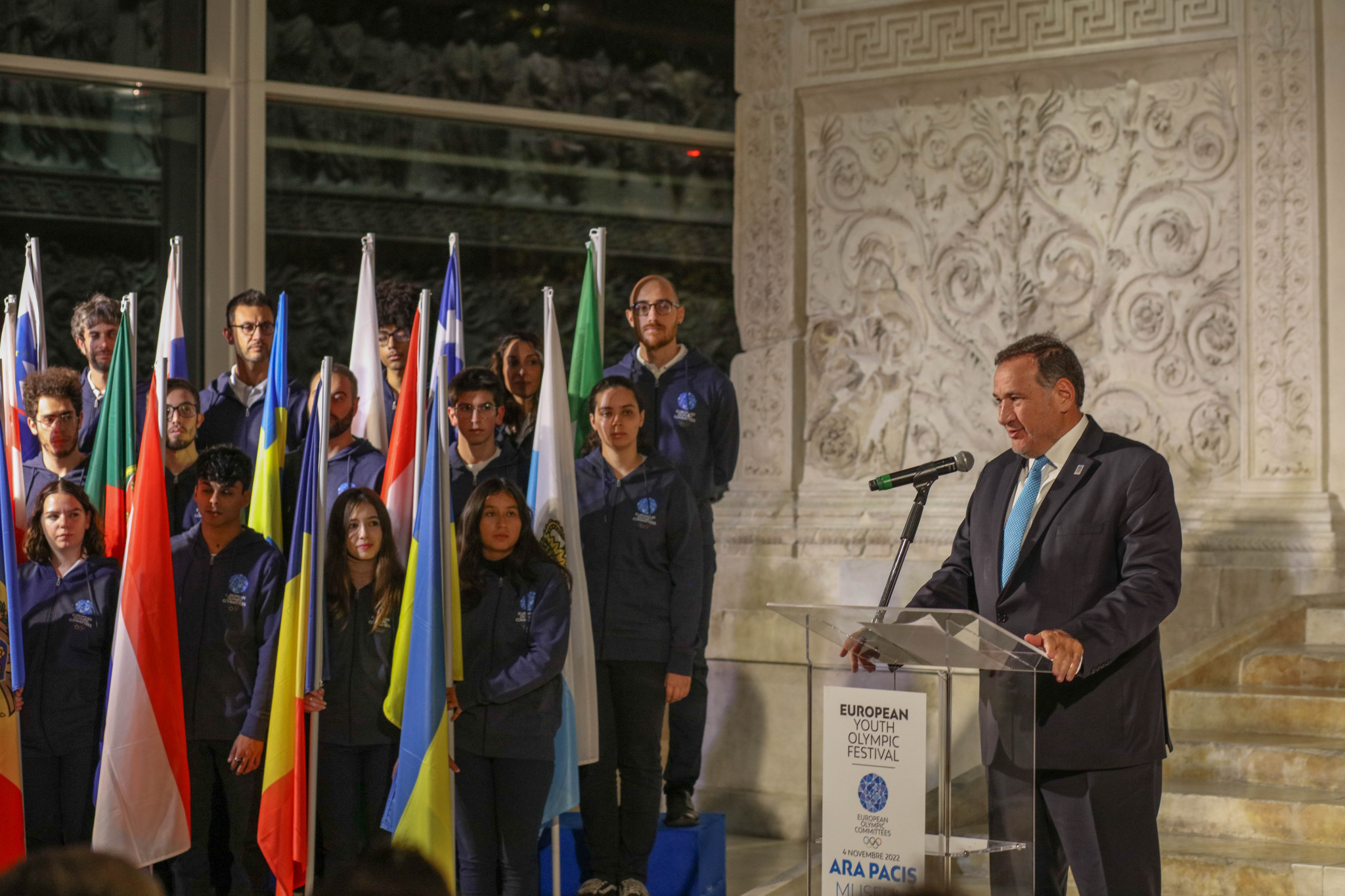 EOC President Spyros Capralos said EYOFs "provide the best youngsters from across the continent with vital experience" ©EOC