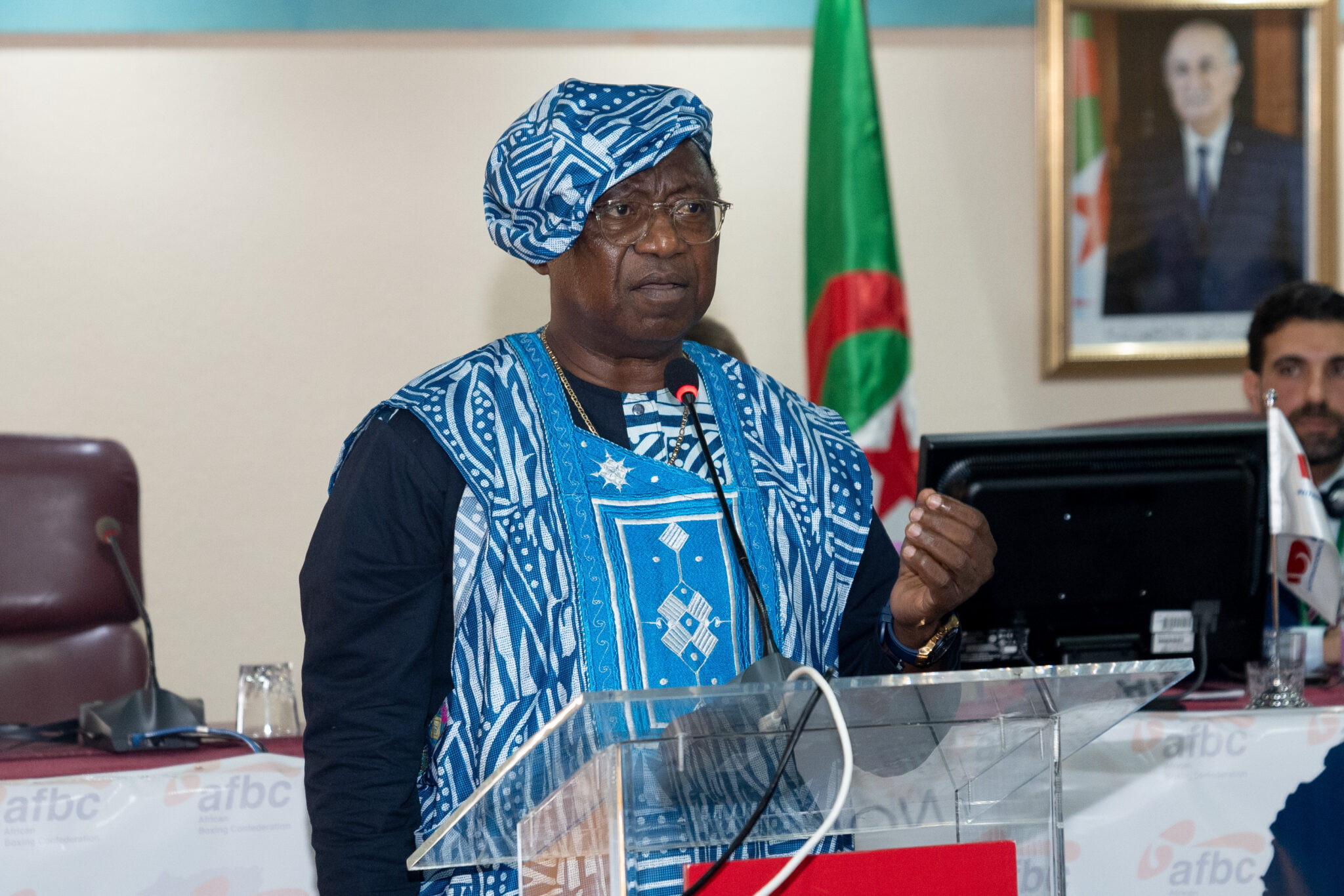 Bertrand Mendouga was elected as AFBC President last year ©IBA