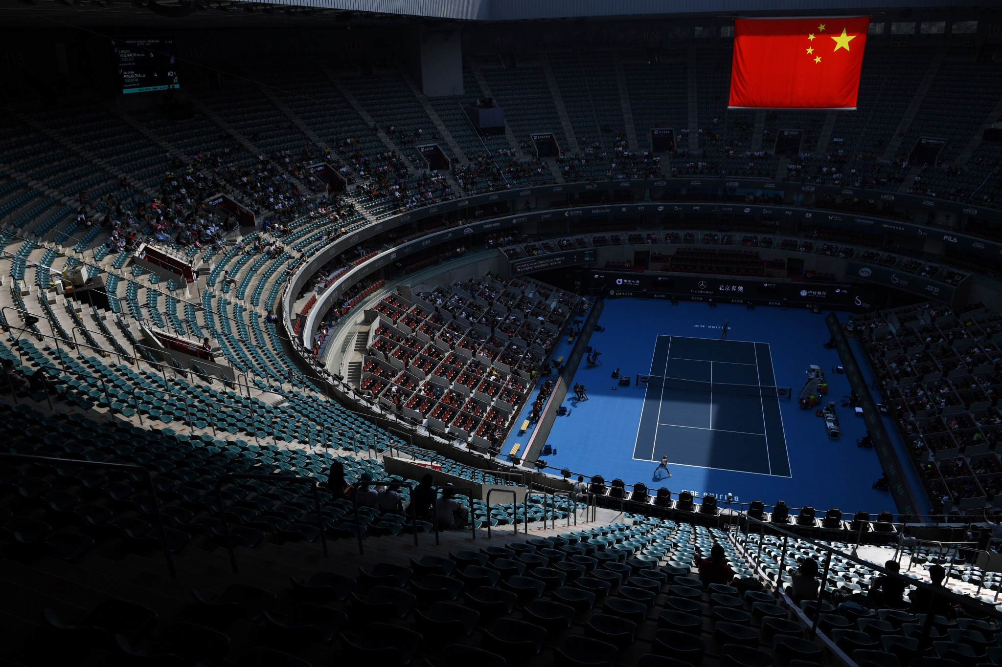 The WTA has not held an event in China since the start of the COVID-19 pandemic ©Getty Images