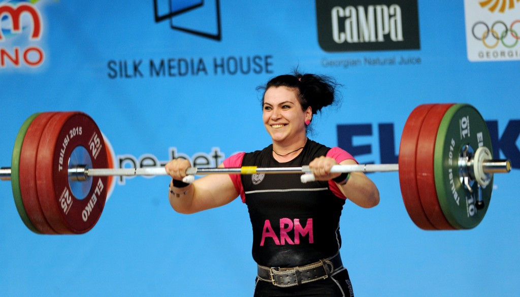 Hripsime Khurshudyan won the women's over 75kg title