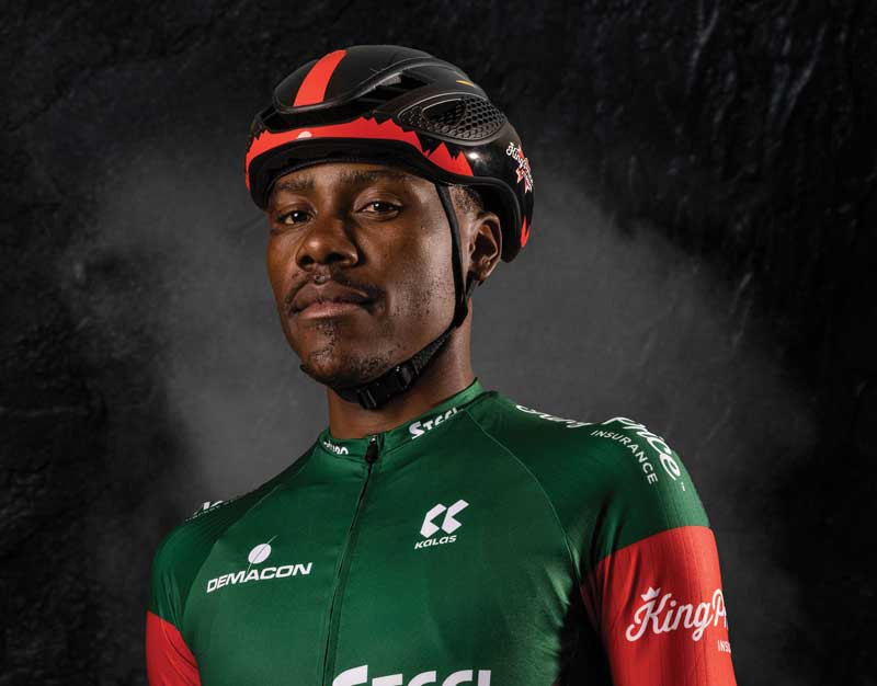 South Africa's Pressmore Musundi, who was born with no toes on both feet, is hoping to represent South Africa in the mountain bike event at this year's African Games in Ghana ©ByDesign Communications