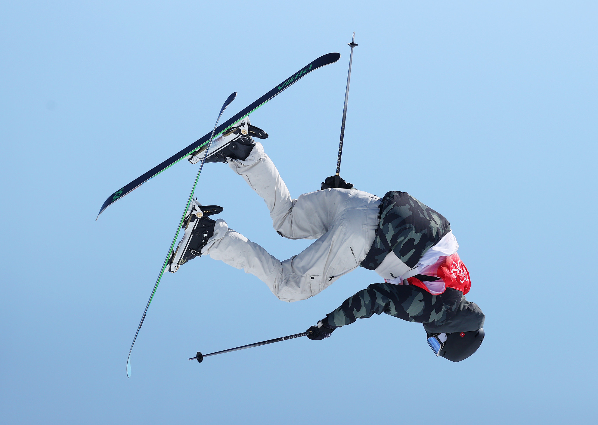 Andri Ragettli won heat two in men's freeski slopestyle qualifying at the World Cup in Mammoth Mountain ©Getty Images