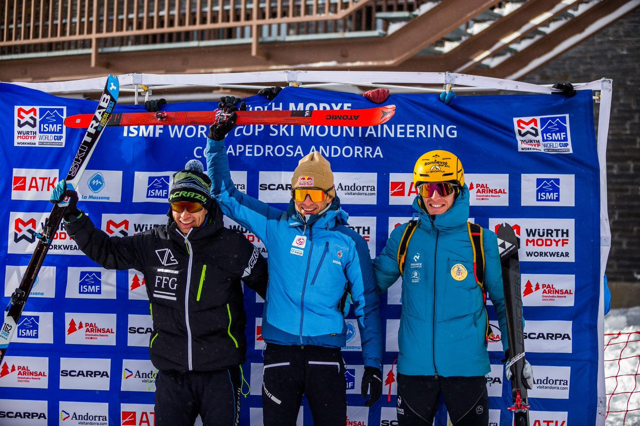 Remi Bonnet claimed vertical victory today and silver in the individual ©ISMF