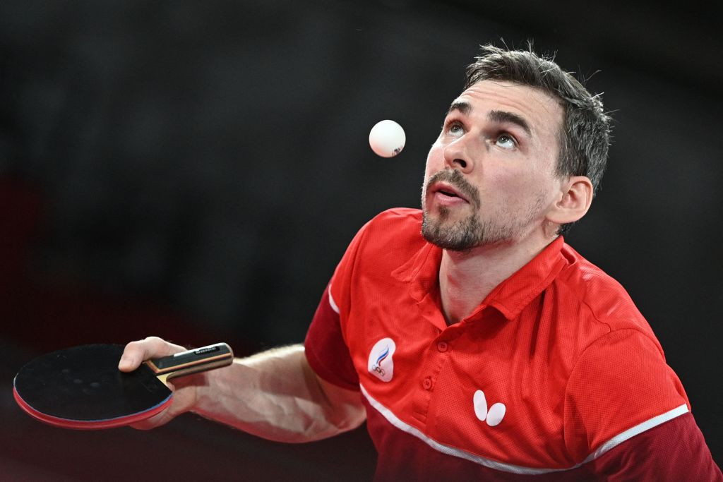 Russian athletes, like Kirill Skachkov, have been offered the opportunity to qualify for next year's Olympics in Paris through competition organised by the Asian Table Tennis Union ©Getty Images