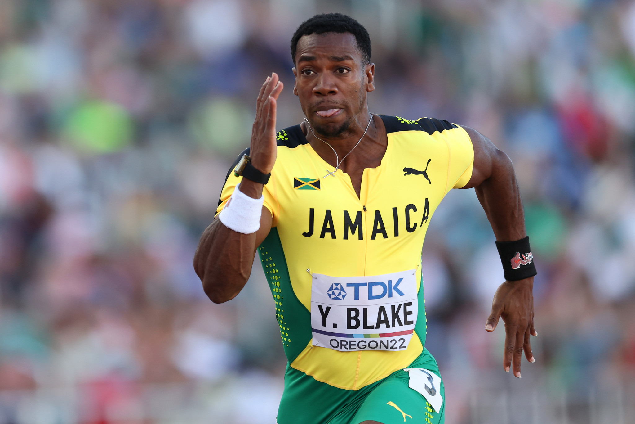 Jamaica's former world 100m champion Yohan Blake has announced he plans to retire after Paris 2024 ©Getty Images