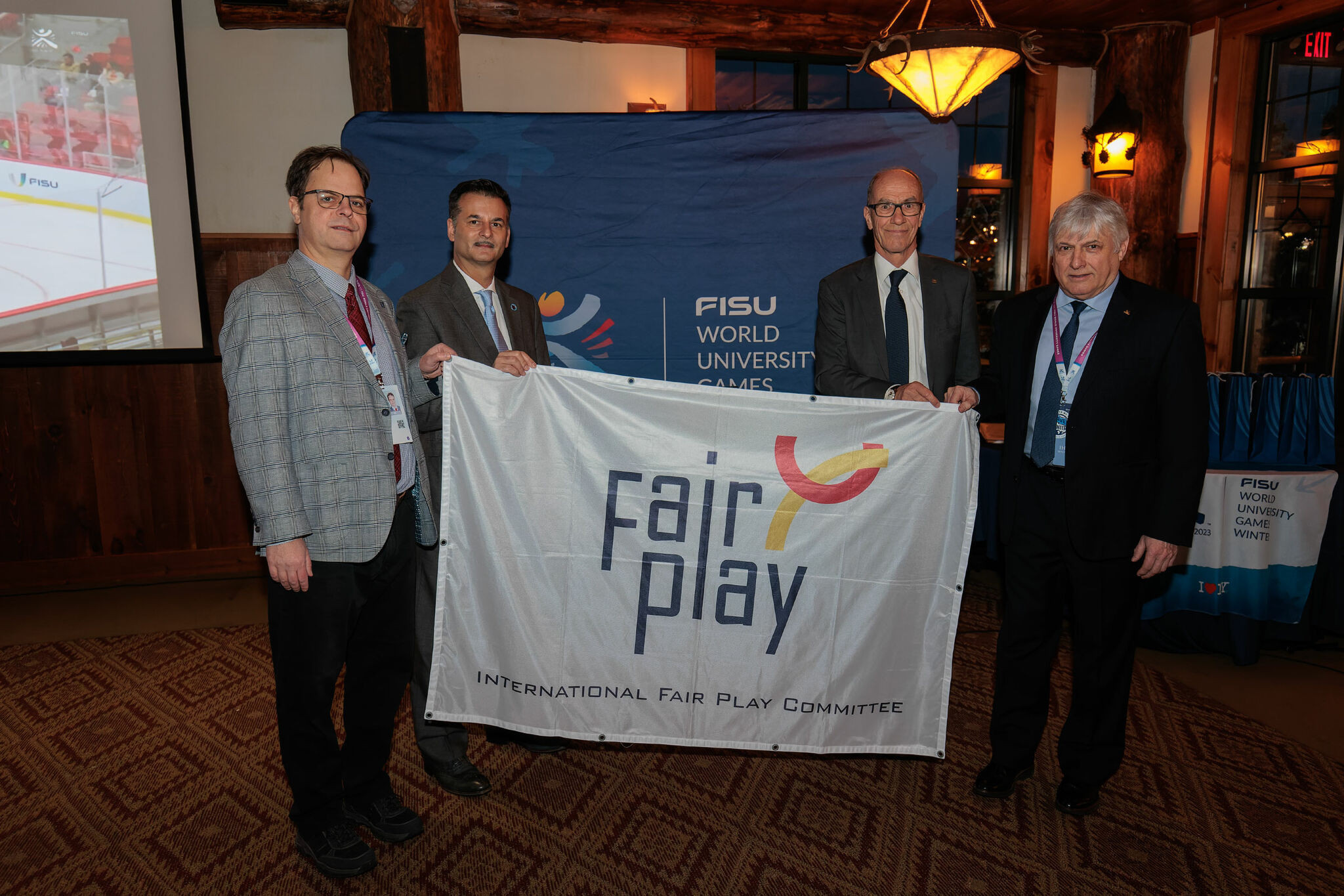 Ukraine has been presented with the Fair Play Award at Lake Placid 2023 ©FISU