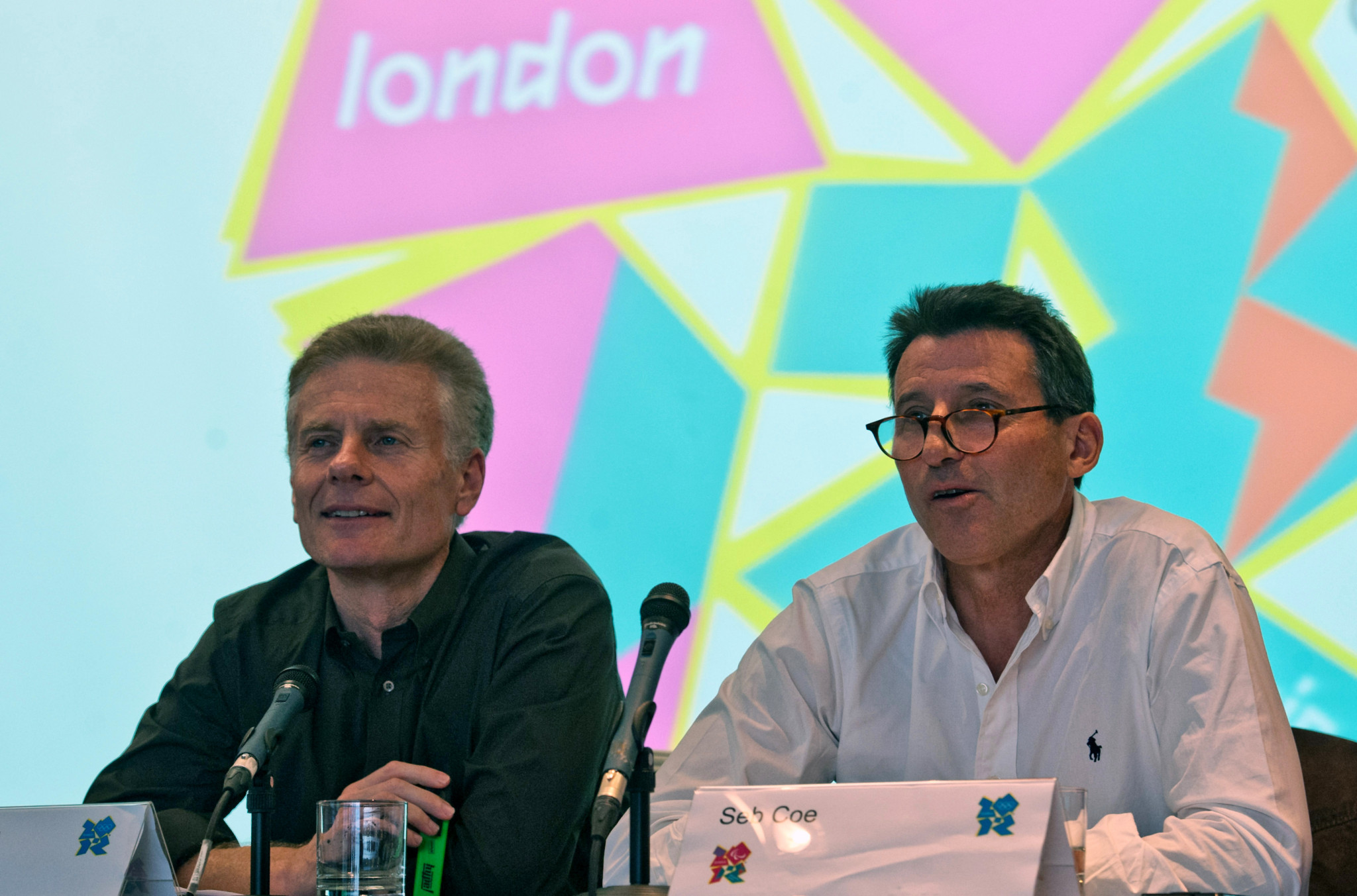 One of Sebastian Coe's greatest assets has been his ability to surround himself with good people, like at London 2012 when he appointed former Goldman Sachs banker Paul Deighton, left, as chief executive ©Getty Images