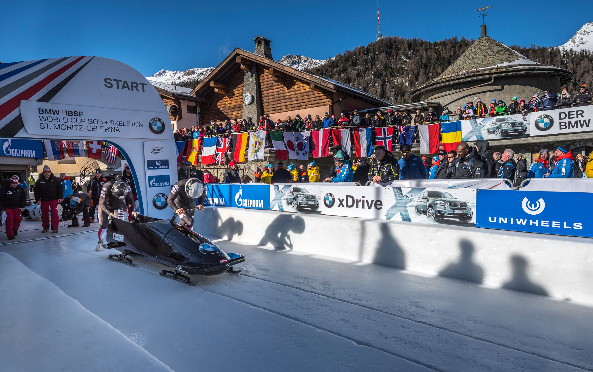 A Walk of Fame and Hall of Fame are to be inaugurated at the famous Olympic Bob Run in St. Moritz during this year's IBSF Bobsleigh, Skeleton and Para Bobsleigh World Championships ©IBSF