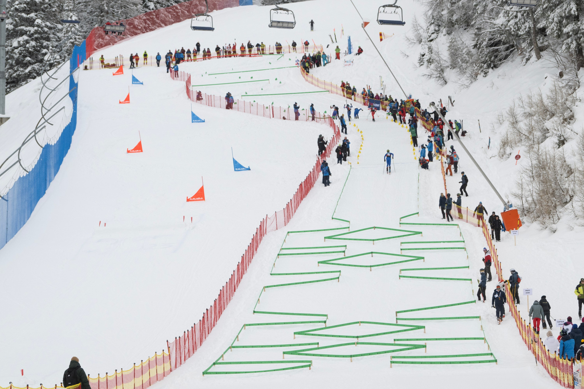 Ski mountaineering made its EYOF debut with medals won in girls and boys sprint events ©EYOF FVG 2023