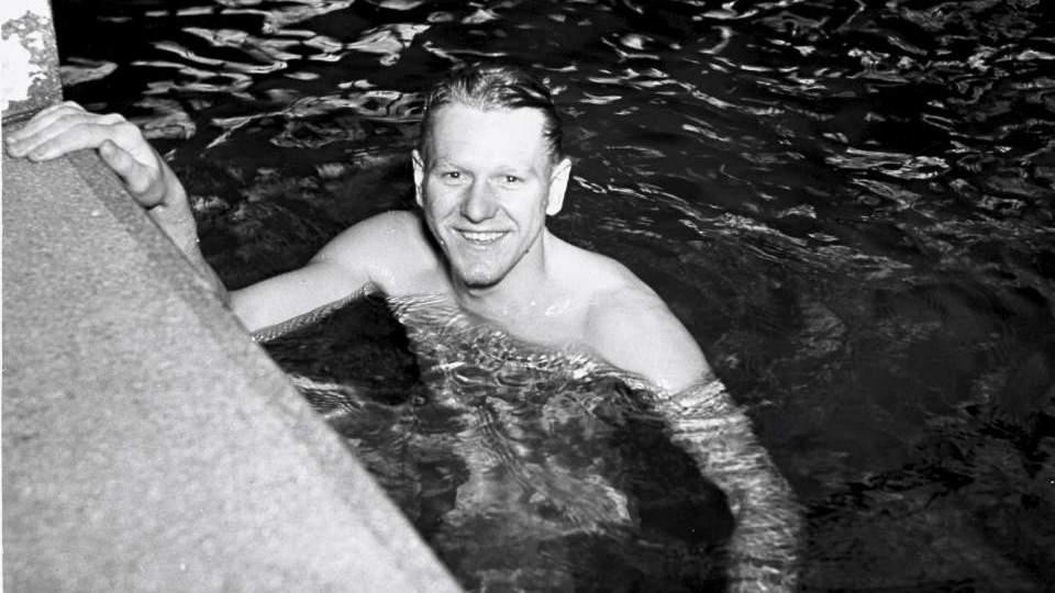 Hungarian swimmer György Tumpek won an Olympic bronze medal in the 200m butterfly Melbourne 1956 having been crowned European champion two years earlier ©Getty Images