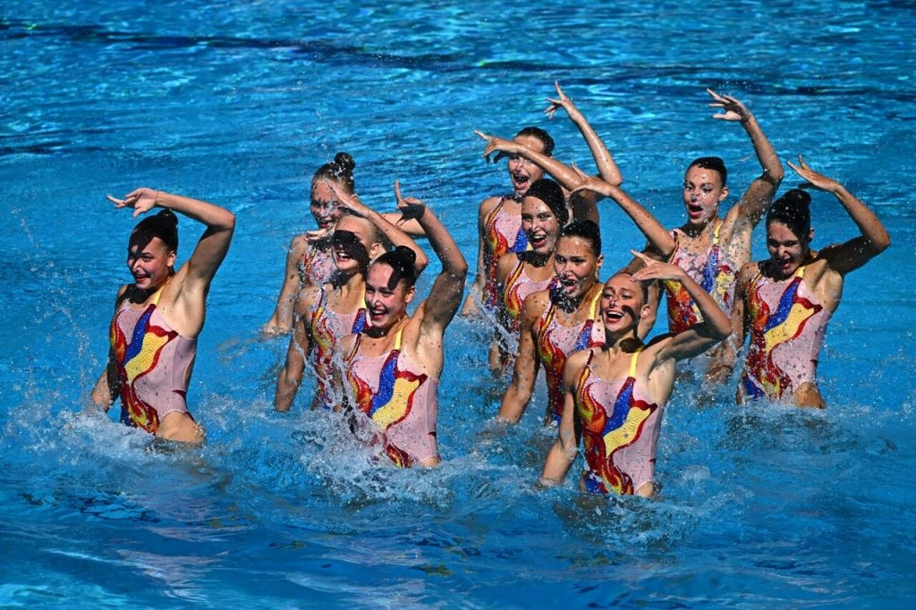 Preparations for the artistic swimming at this year's European Games have taken place in Belgrade ©LEN