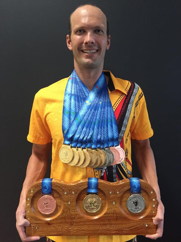 Former swimmer Ryan Pini has been named as Papua New Guinea's Chef de Mission for next year's Olympic Games in Paris ©Facebook