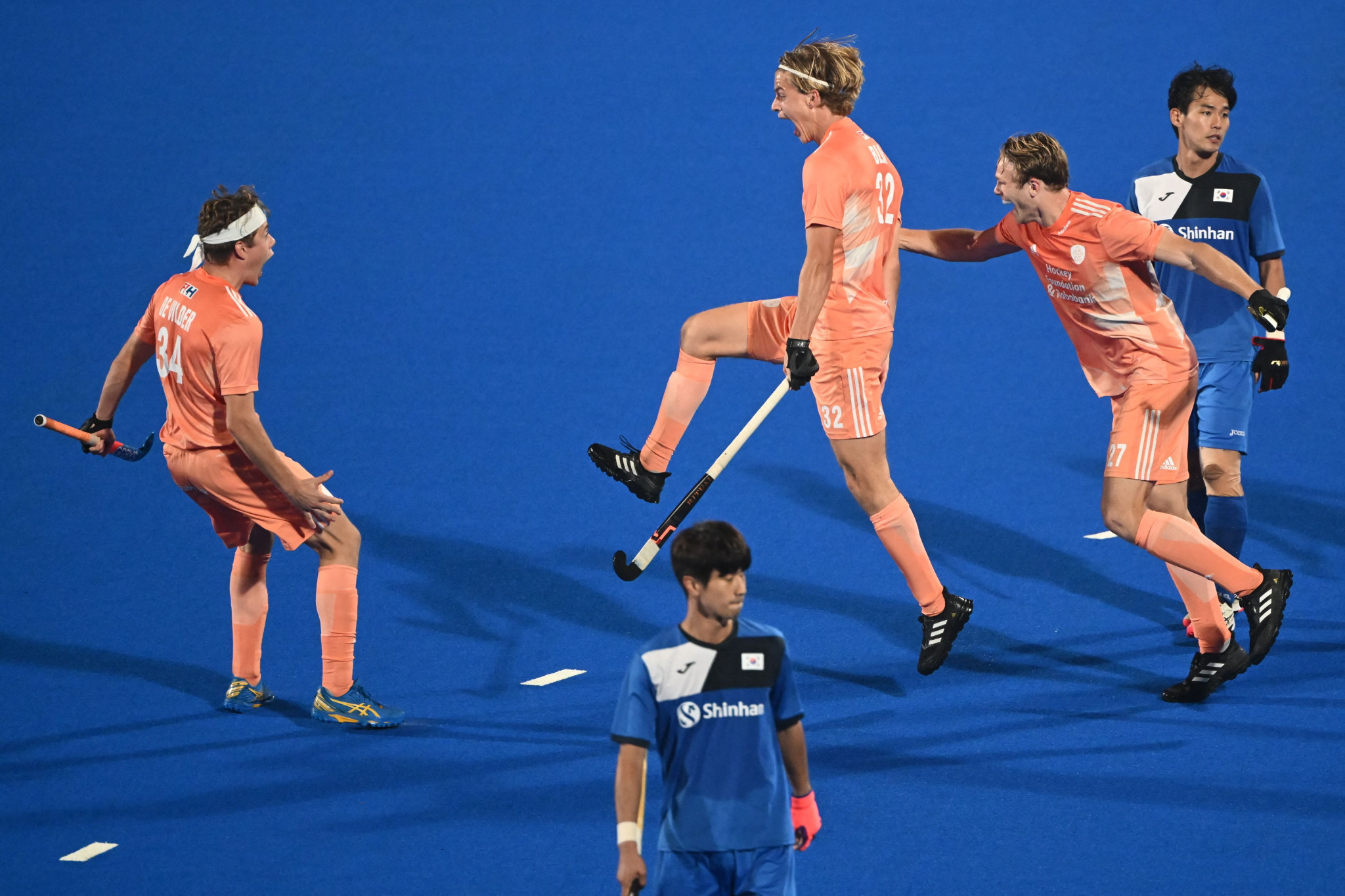 The Netherlands ran out 5-1 winners against South Korea ©Getty Images