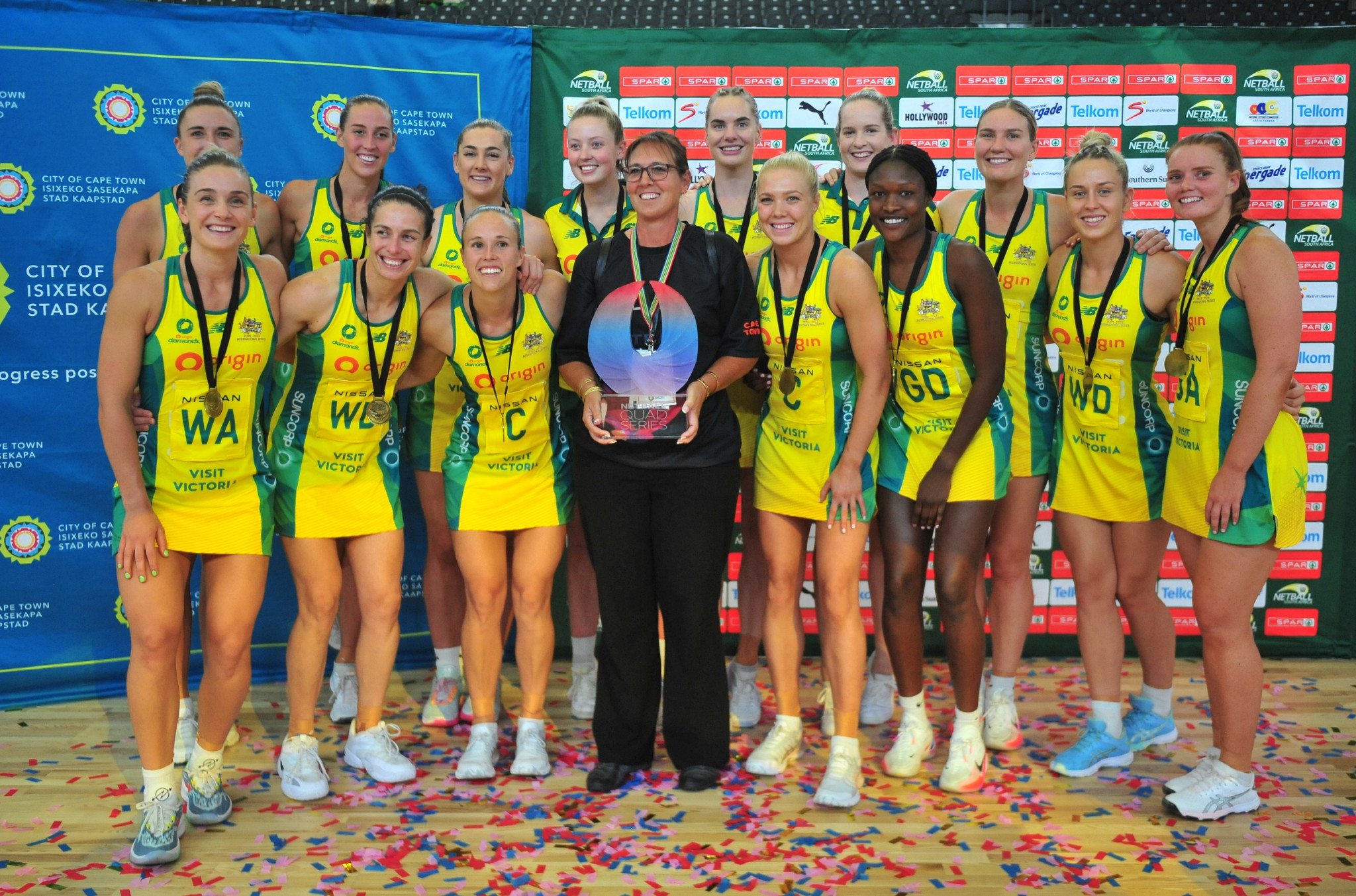 Australia won the Netball Quad Series for the seventh time in eight editions ©Getty Images