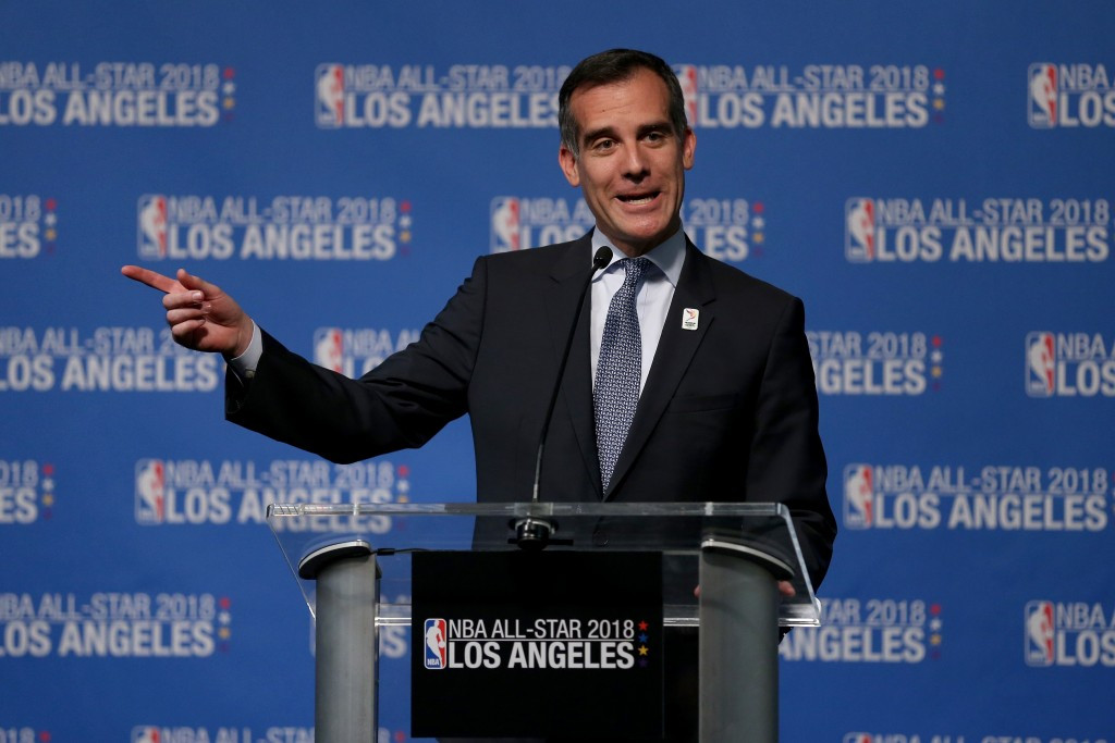 Eric Garcetti claims more must be done to respond to gun crime in Los Angeles ©Getty Images