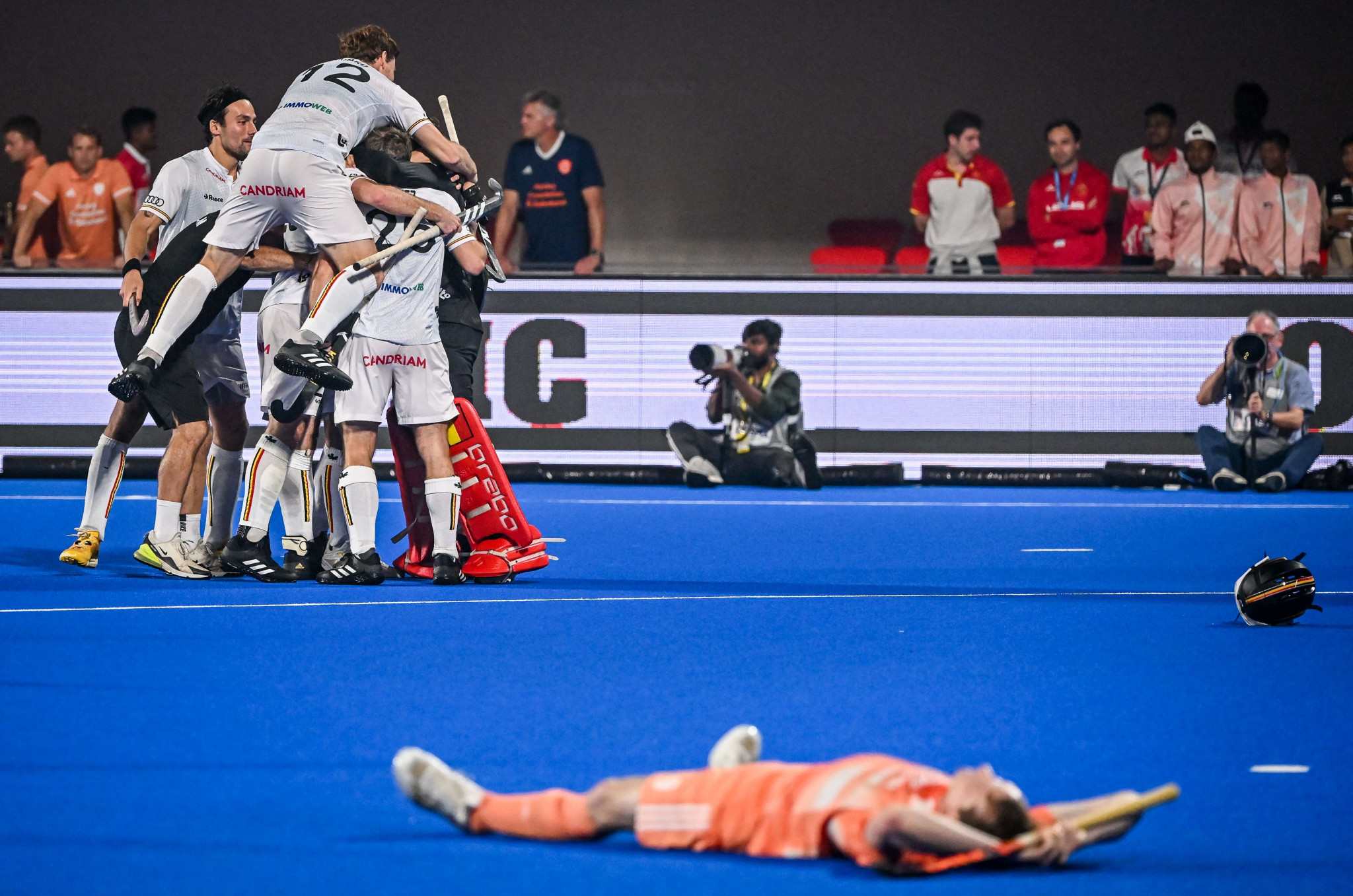 Belgium beat rivals The Netherlands in shootout to meet Germany in Men's Hockey World Cup final