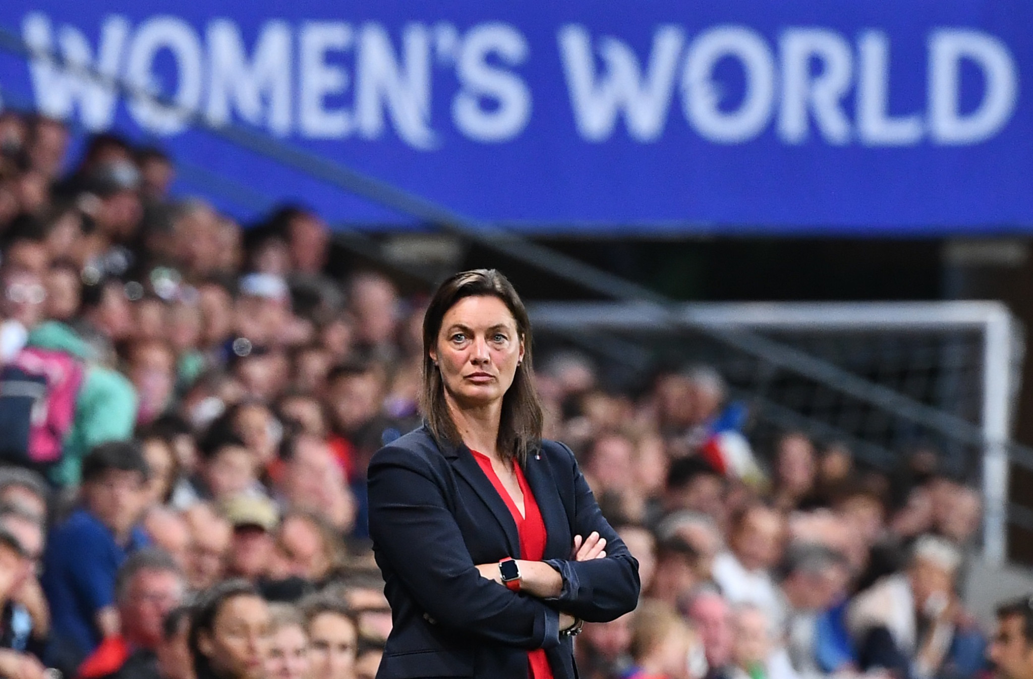 France women's head coach Corinne Deacon was on the receiving end of inappropriate comments from Le Graët, according to Aline Riera ©Getty Images
