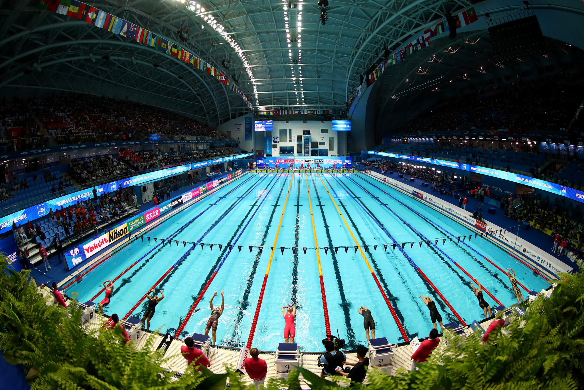 Gwangju hosted the 2019 World Aquatics Championships ©Getty Images