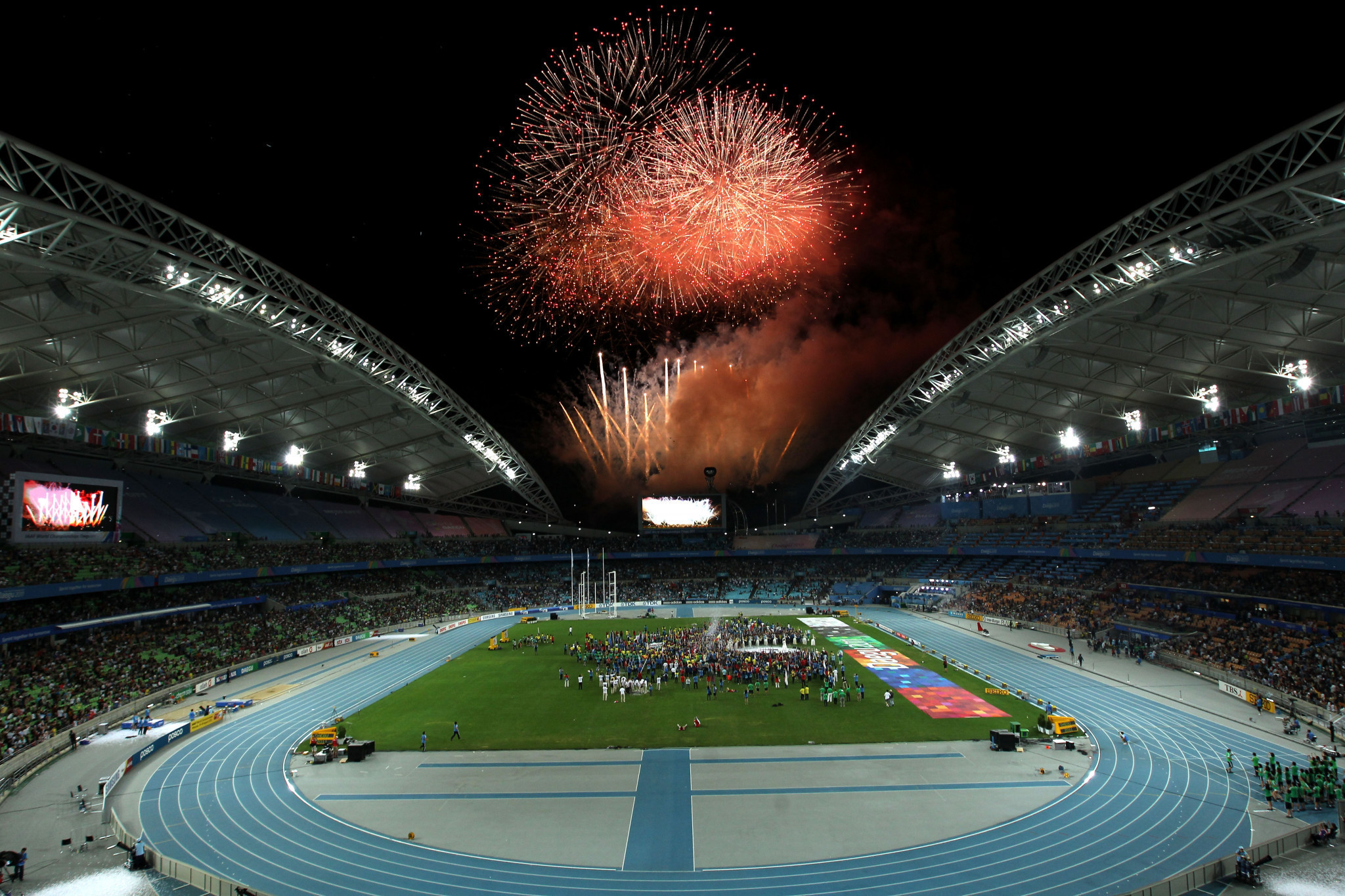 Daegu staged the 2011 World Athletics Championships ©Getty Images