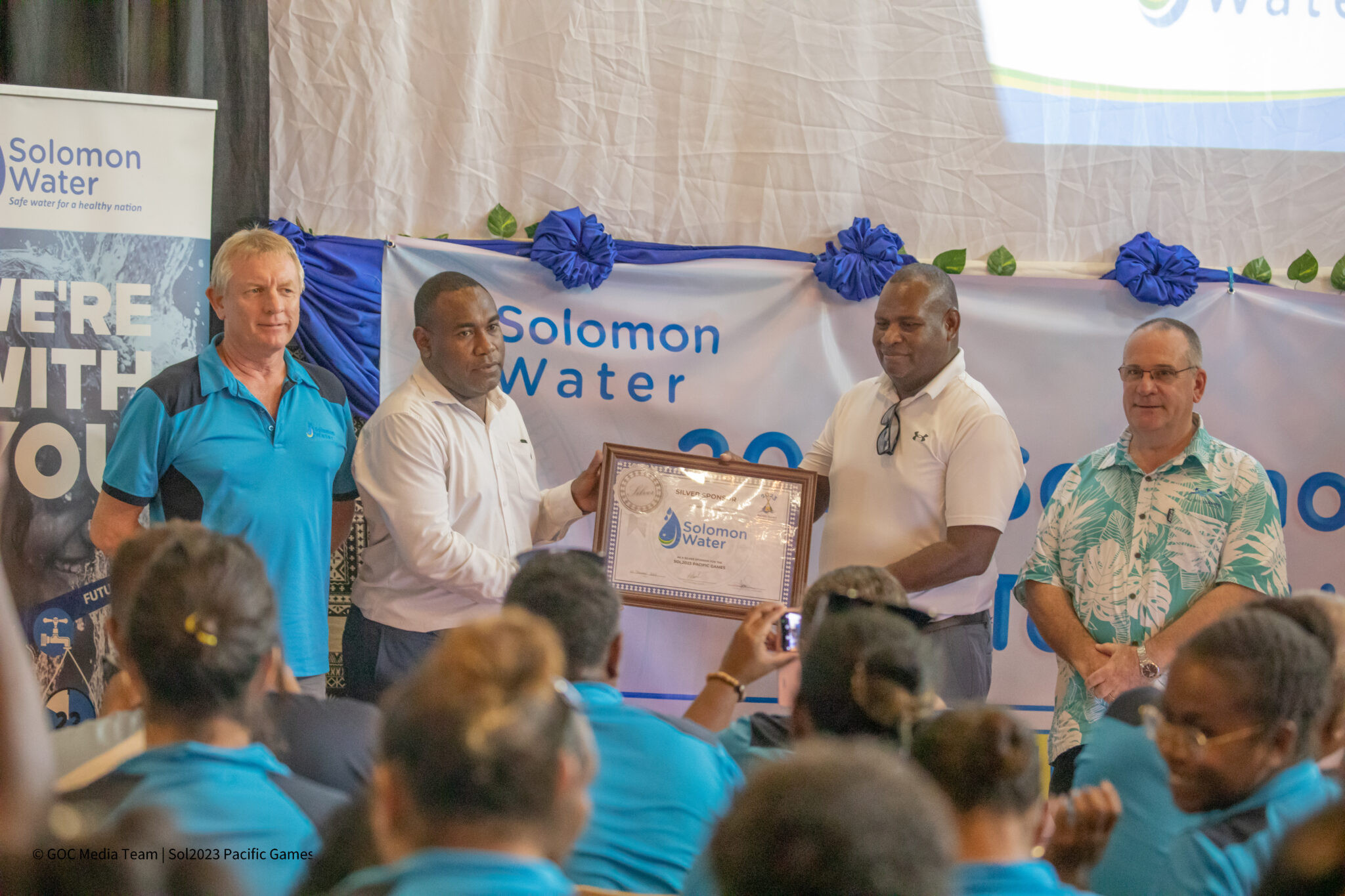 The 2023 Pacific Games Organising Committee and Solomon Water have announced their partnership ©Solomon Islands 2023