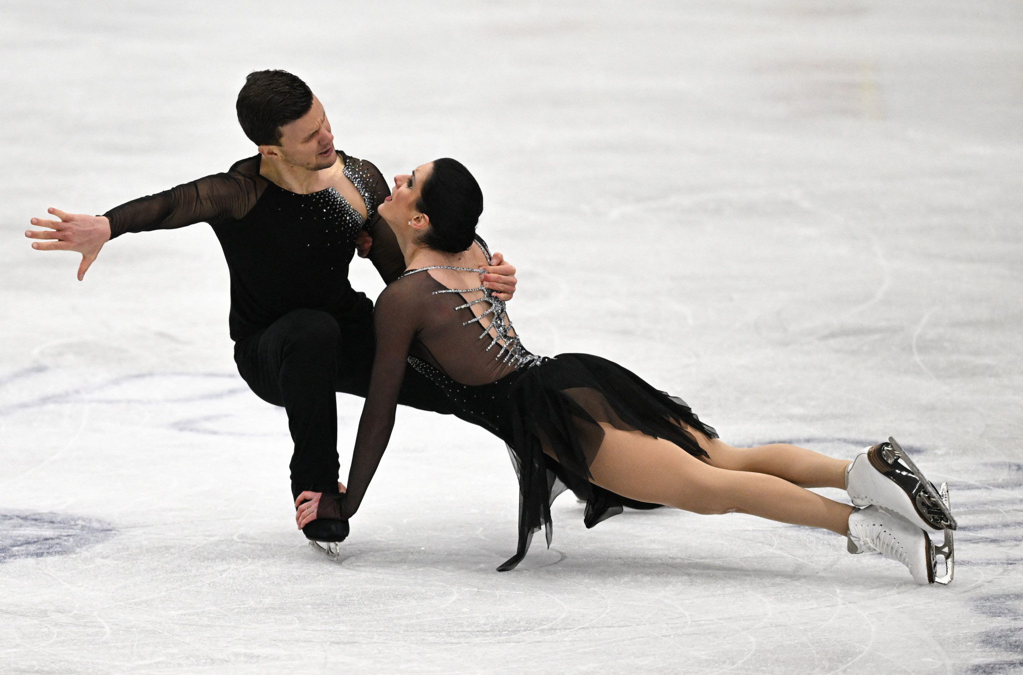 Charlene Guignard and Marco Fabbri of Italy claimed their first European gold at the ISU European Figure Skating Championships ©Getty Images