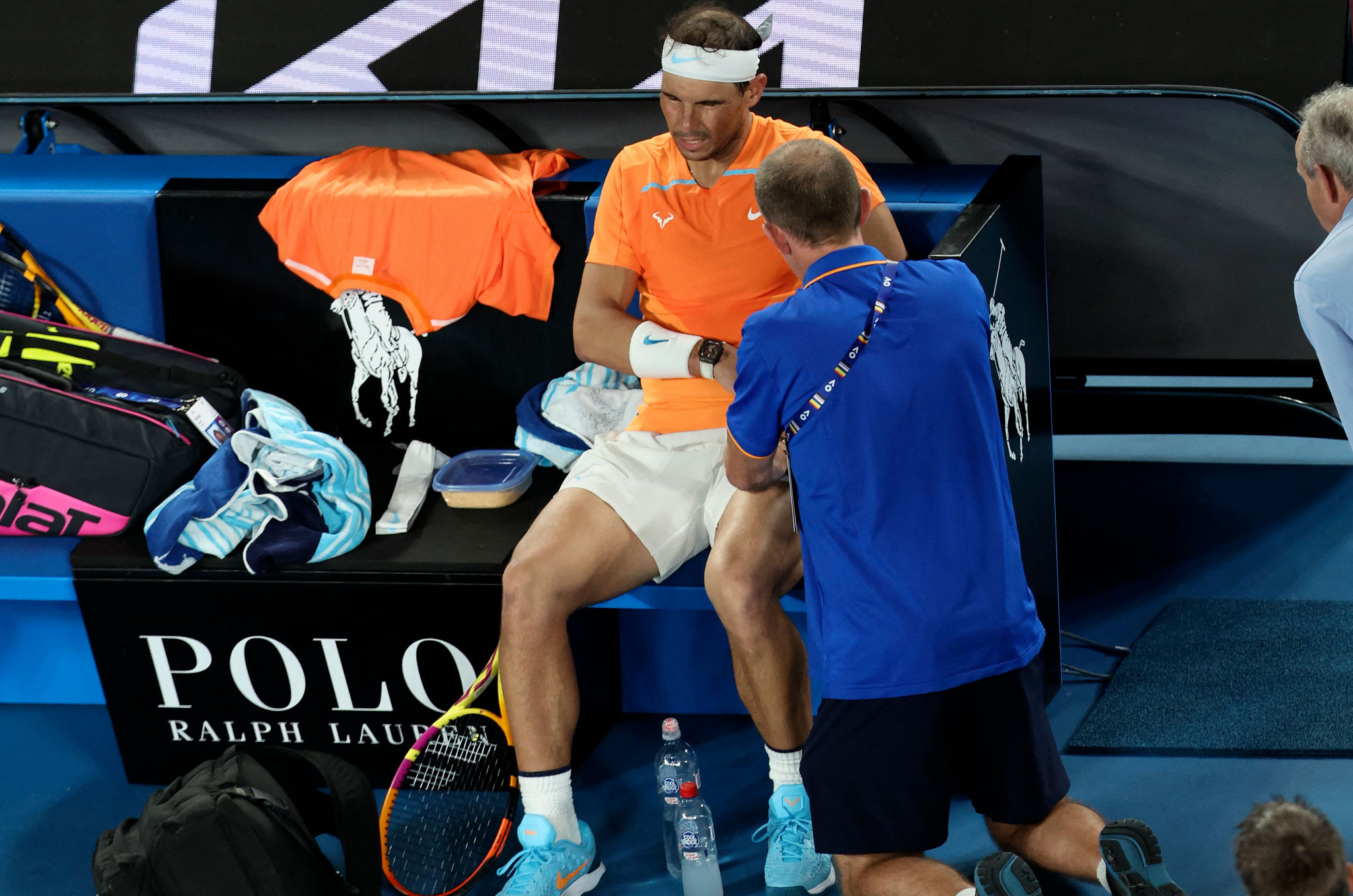 Rafael Nadal's injuries caught up with him in Australia ©Getty Images