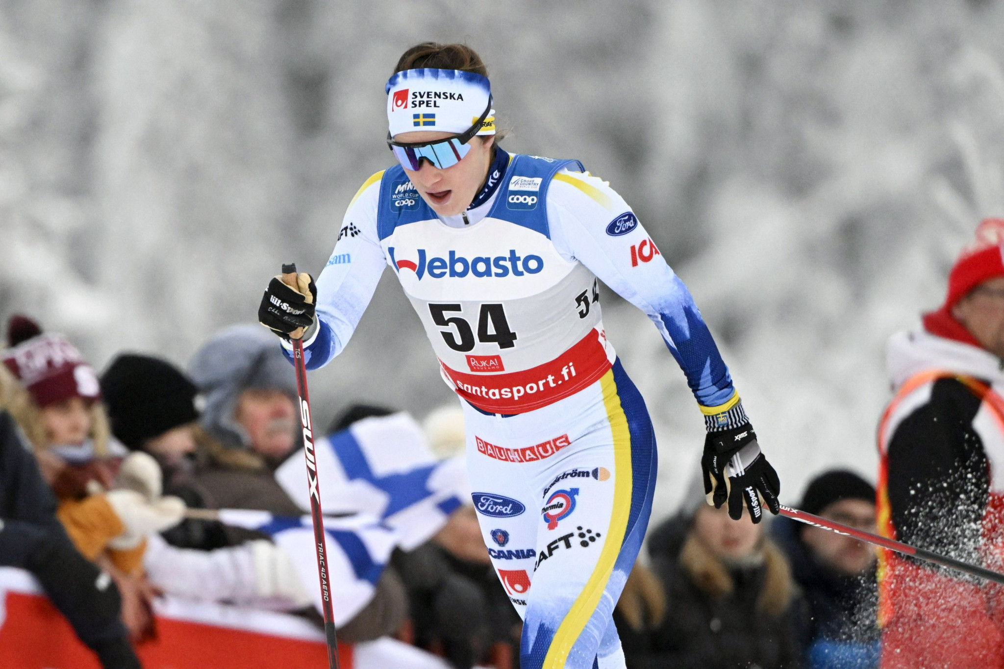 Andersson wins at Les Rousses Cross-Country World Cup again, Klæbo extends lead