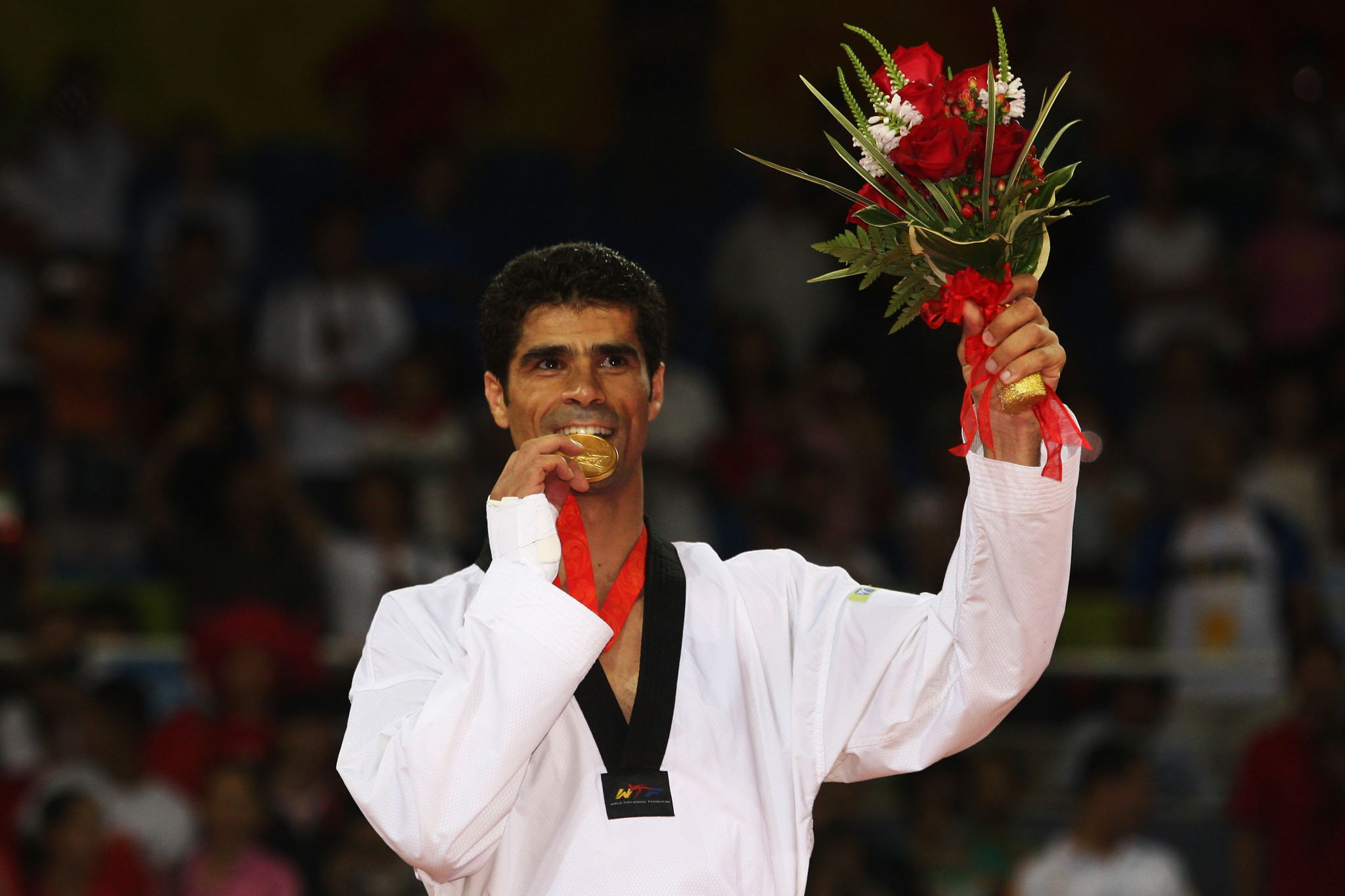 Hadi Saei has won two Olympic taekwondo gold medals for Iran ©Getty Images