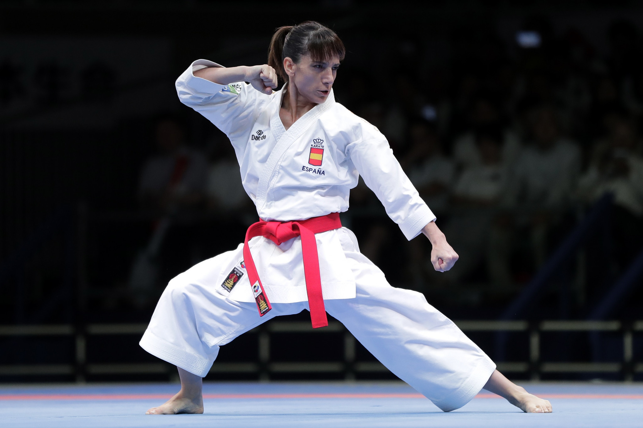 Sandra Sanchez is a gold medallist at the Birmingham 2022 World Games in karate, and is also an Olympic champion from Tokyo 2020 ©Getty Images