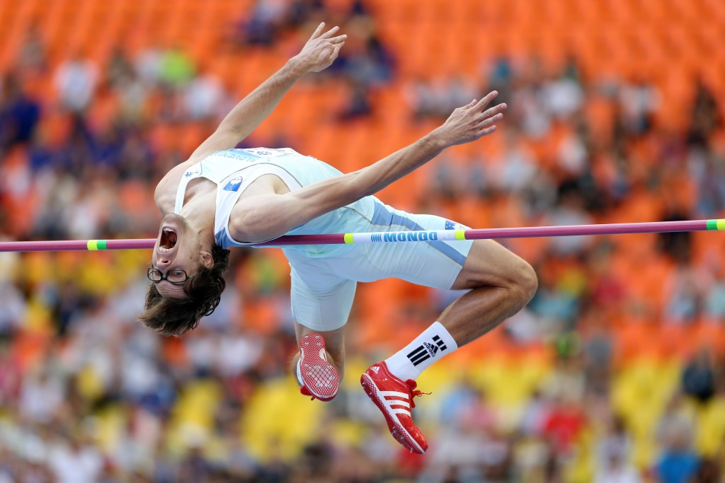 Slovenian high jumper Rožle Prezelj will lead the IAAF Athletes' Commission having been elected in February ©Getty Images