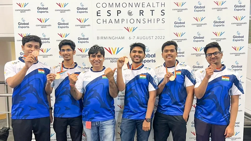 India won a bronze medal in Dota 2 at the first Commonwealth esport Championships in Birmingham last year ©GEF