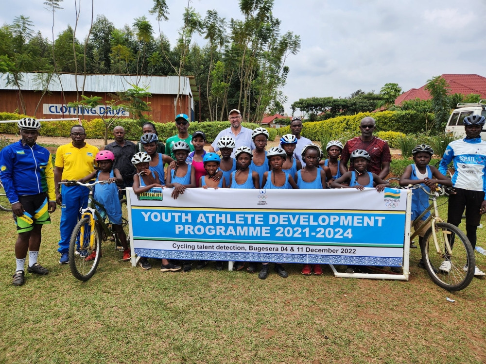 A group of 30 young cyclists in Rwanda have been selected to train for the 2026 Summer Youth Olympic Games in Dakar ©RNOSC