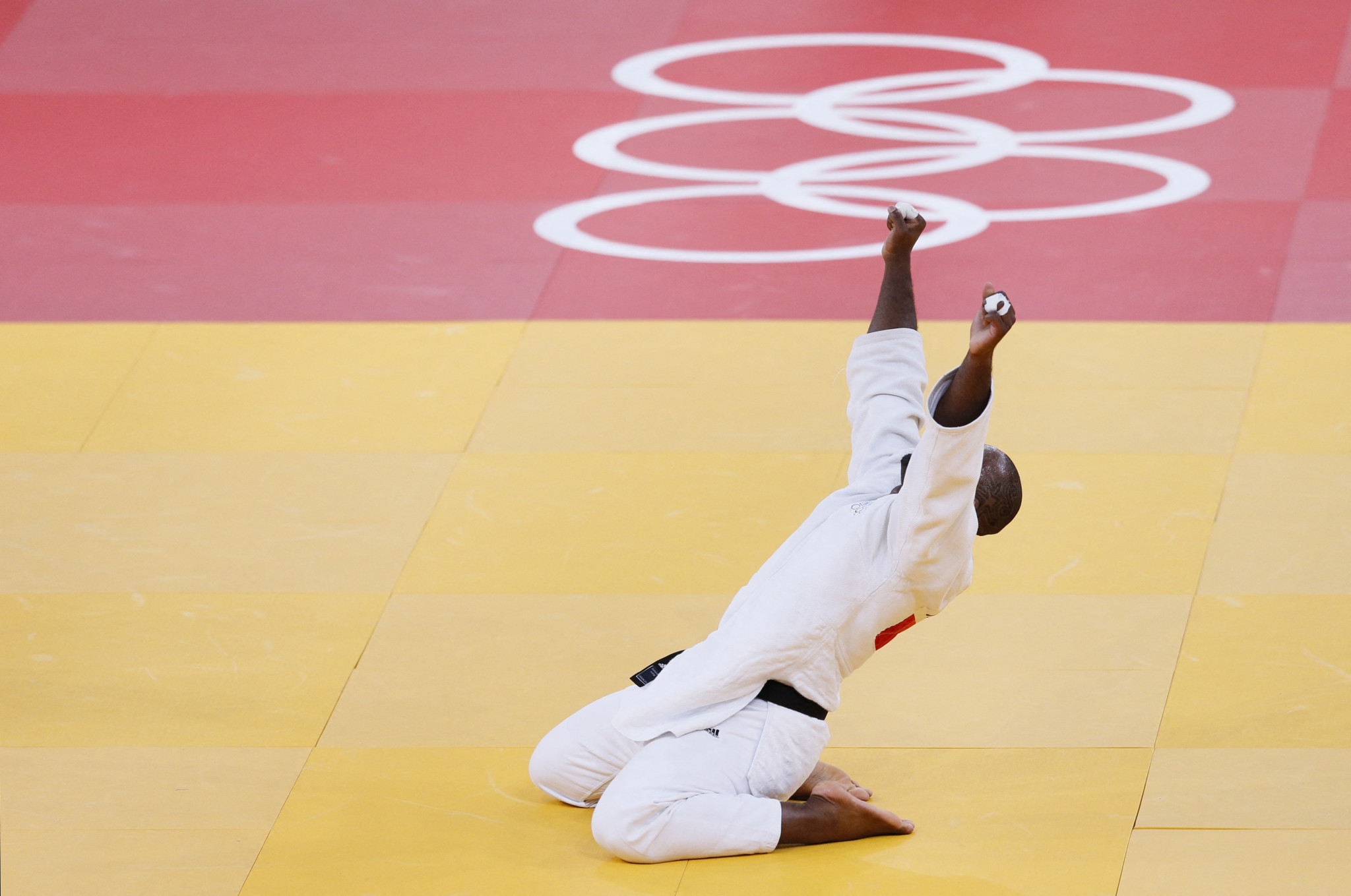 Teddy RIner won the first of his three Olympic gold medals at London 2012 ©Getty Images