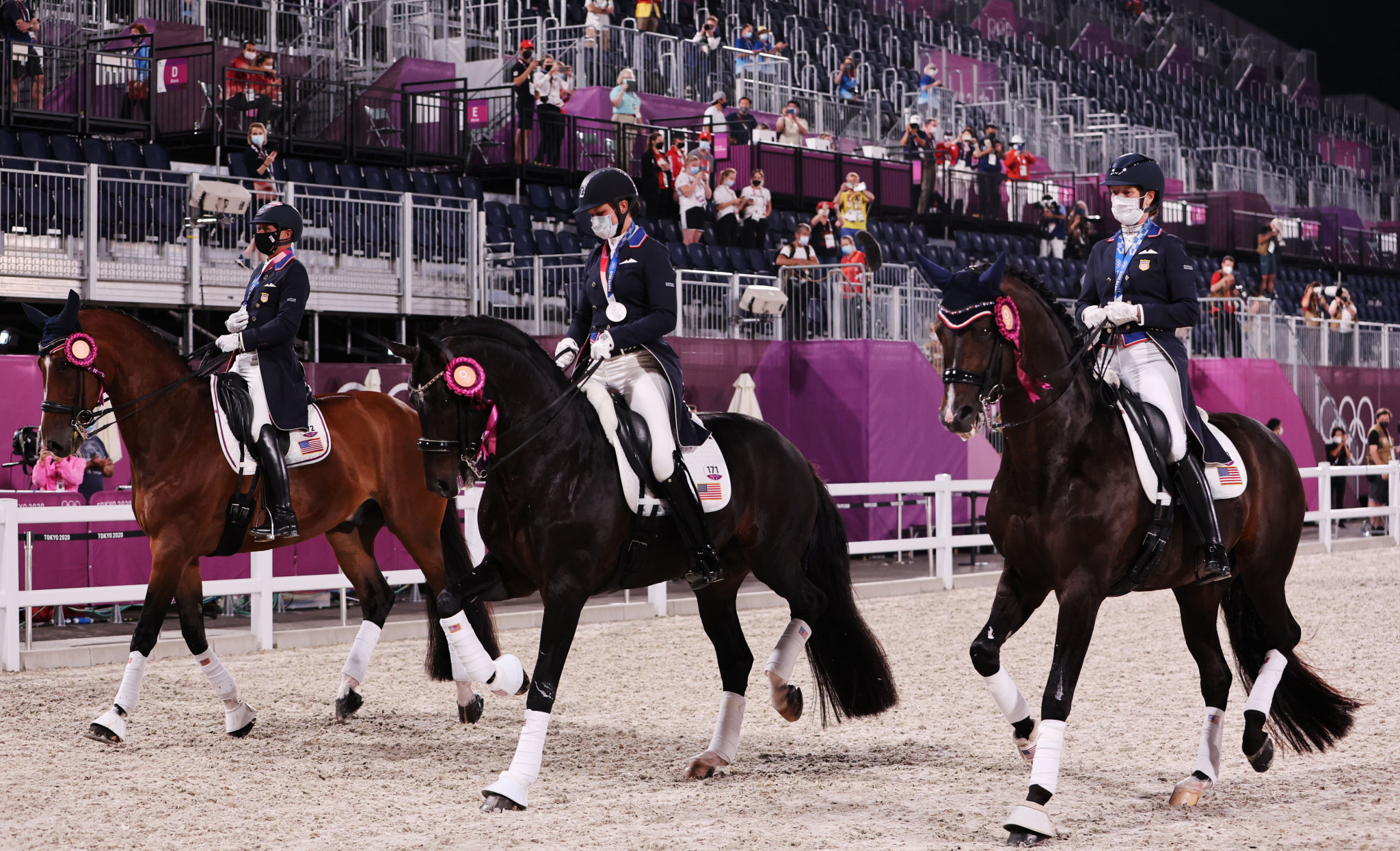 Debbie McDonald helped the United States team win dressage silver at Tokyo 2020 ©Getty Images