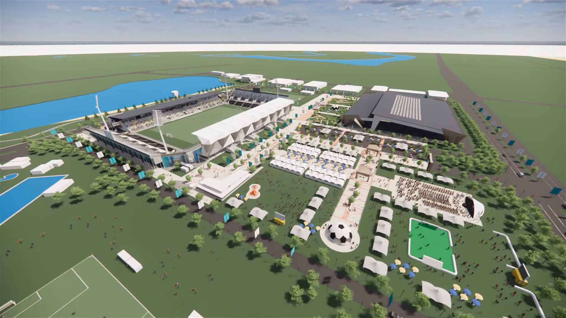 A new indoor sports centre is set to be created while the Sunshine Coast Stadium is due to be expanded ©Sunshine Coast Council