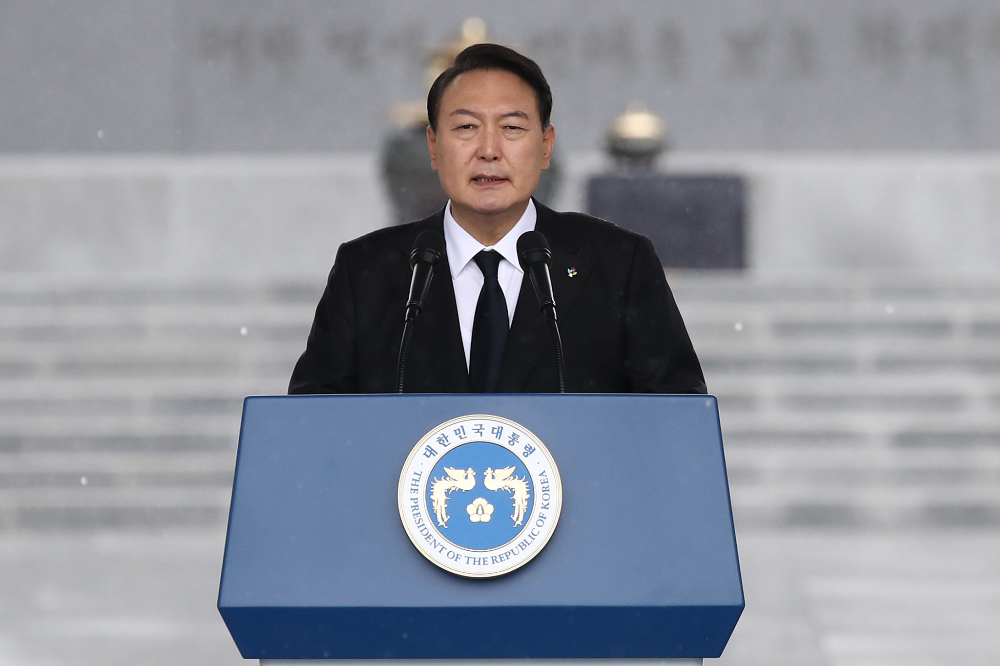 Reports that South Korean President Yoon Suk Jeol would watch a match at the World Baseball Classic with Fumio Kishida have been denied ©Getty Images