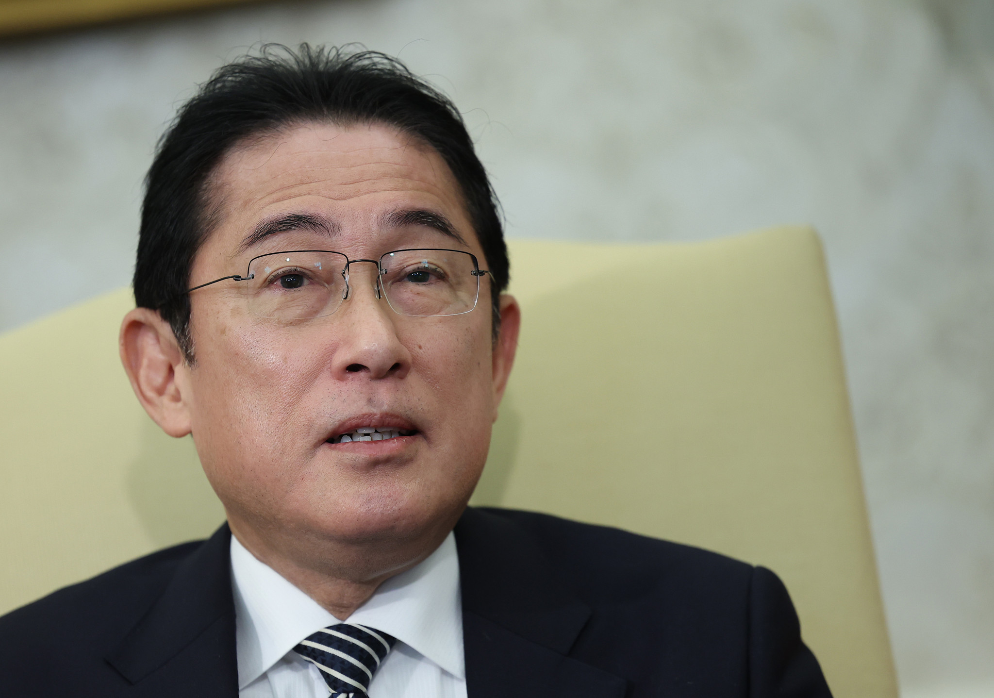 Japanese Prime Minister Fumio Kishida will not watch a World Baseball Classic match with his South Korean counterpart according to the South Korean Foreign Ministry ©Getty Images
