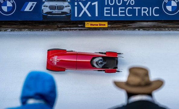 Switzerland's Christopher Stewart tops the Para bobsleigh standings after two runs at the IBSF World Championships in St Moritz ©IBSF