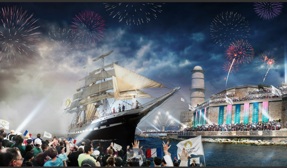 The Olympic flame for Paris 2024 will be transported from Greece in a three-masted tall ship which will arrive in France at the port of Marseille, venue for next year’s sailing competition, Games organisers announced today ©Paris 2024