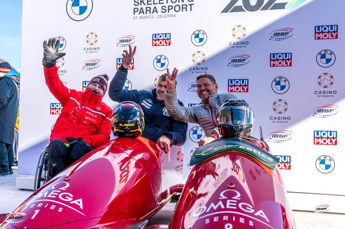The Para bobsleigh was incorporated into the IBSF World Championships for the first time, something the athletes appreciated ©IBSF
