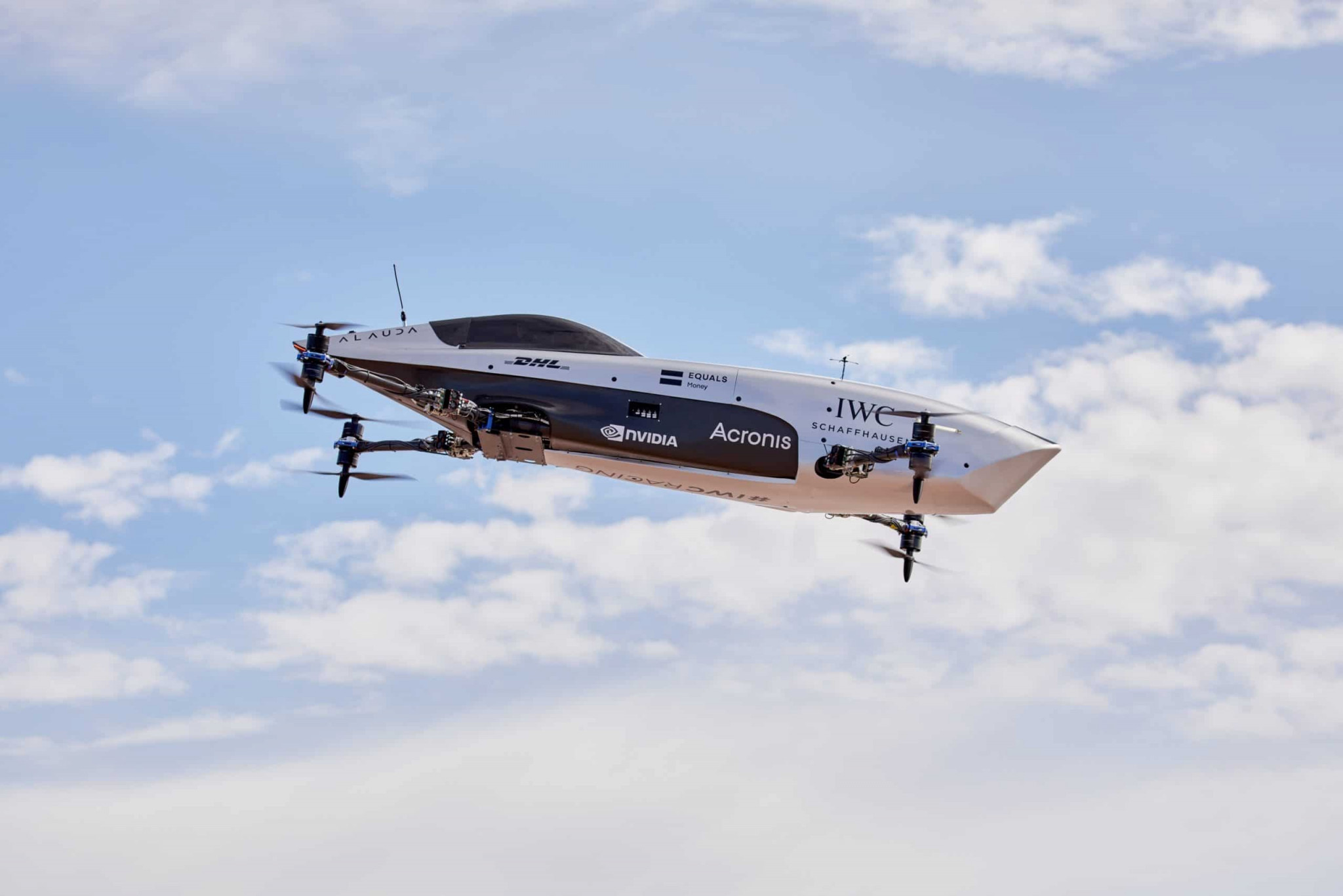 Flying Airspeeder race cars are being tested in the South Australian desert ©Airspeeder