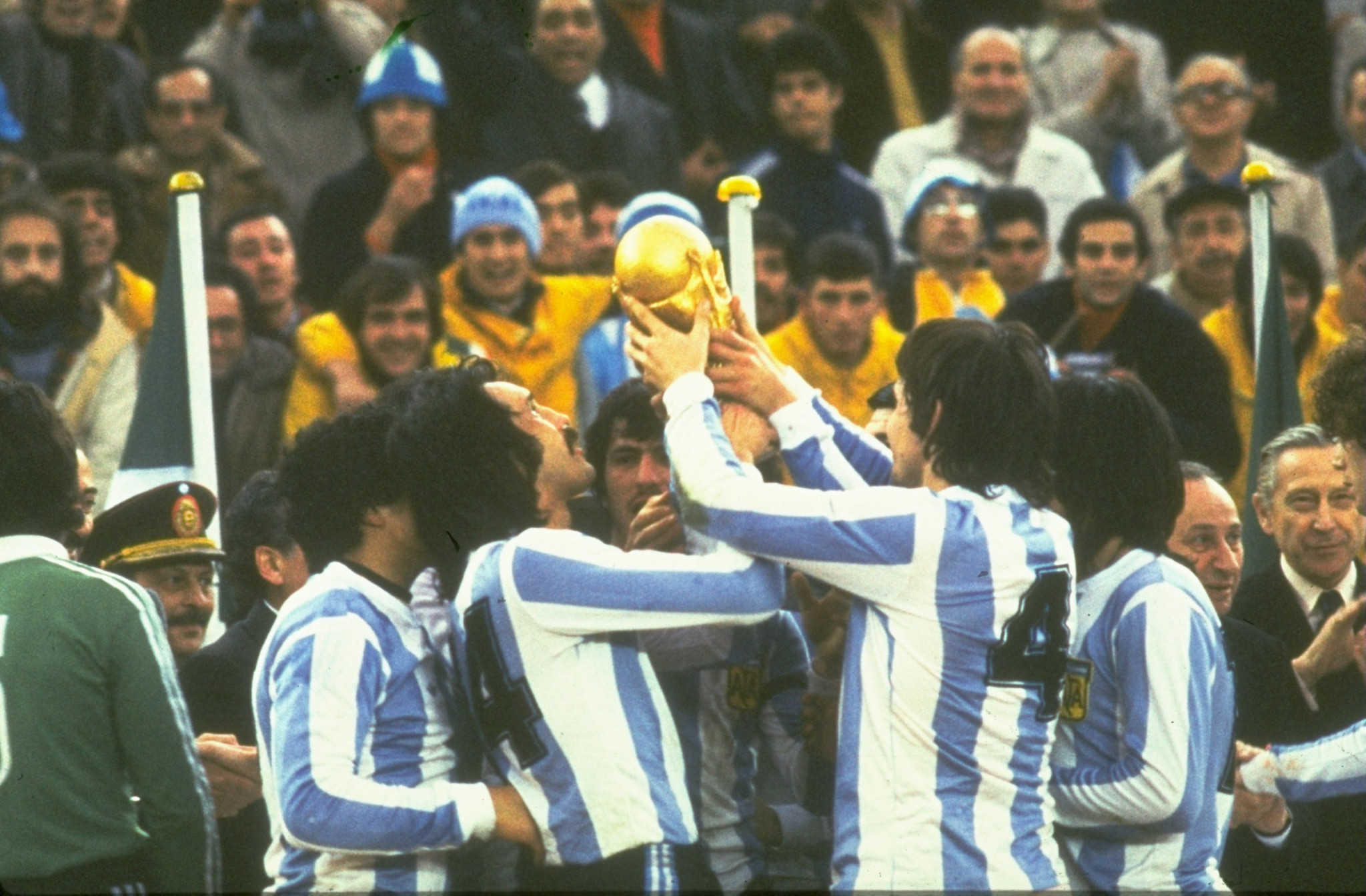 When Argentina lifted the FIFA World Cup in 1978,their triumph was used by the military junta for propaganda purposes ©Getty Images
