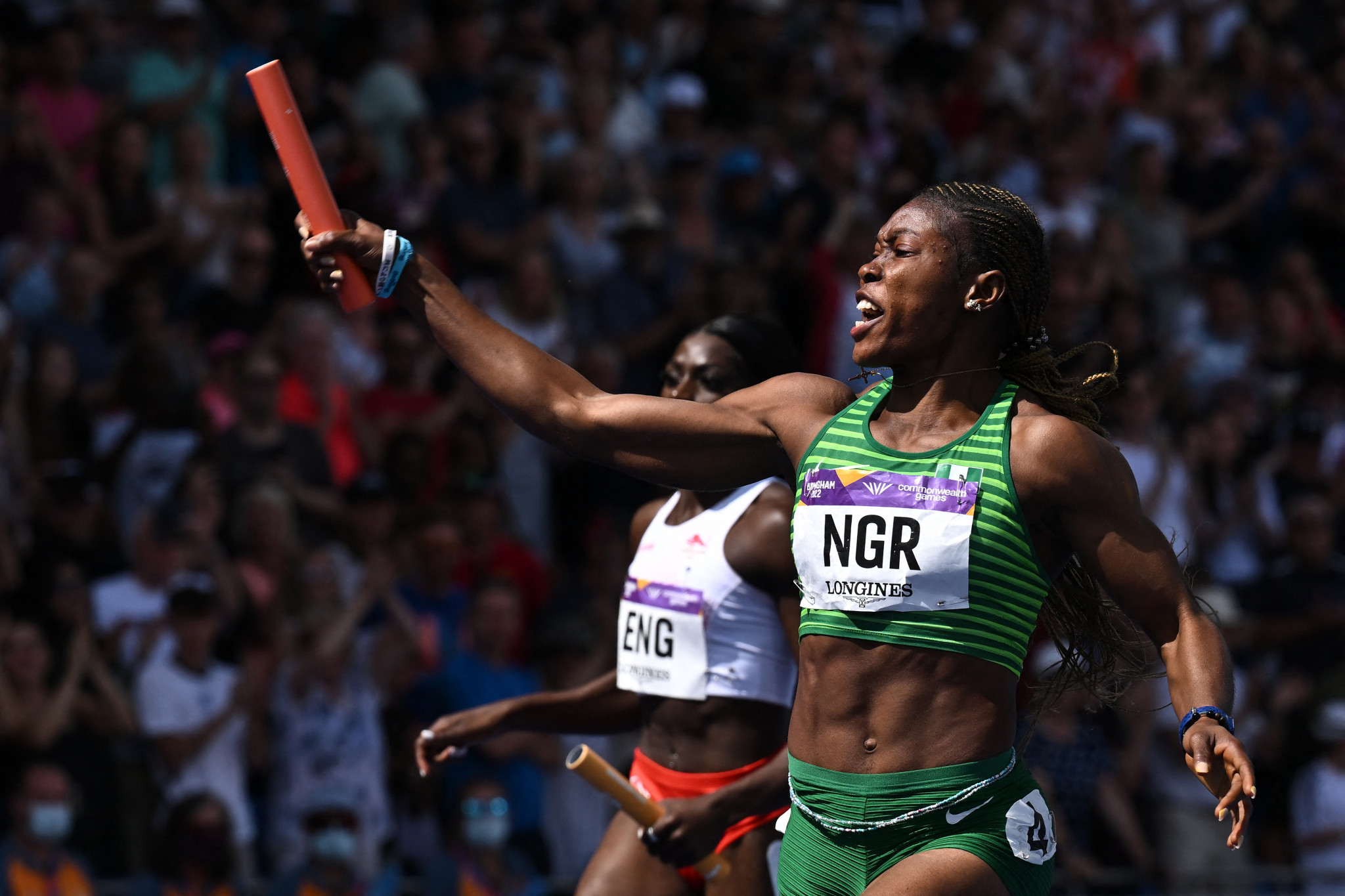 Nigeria faces losing the Commonwealth Games gold medal it won in the 4x100m relay at Birmingham 2022 after Nzubechi Grace Nwokocha tested positive for banned drugs ©Getty Images